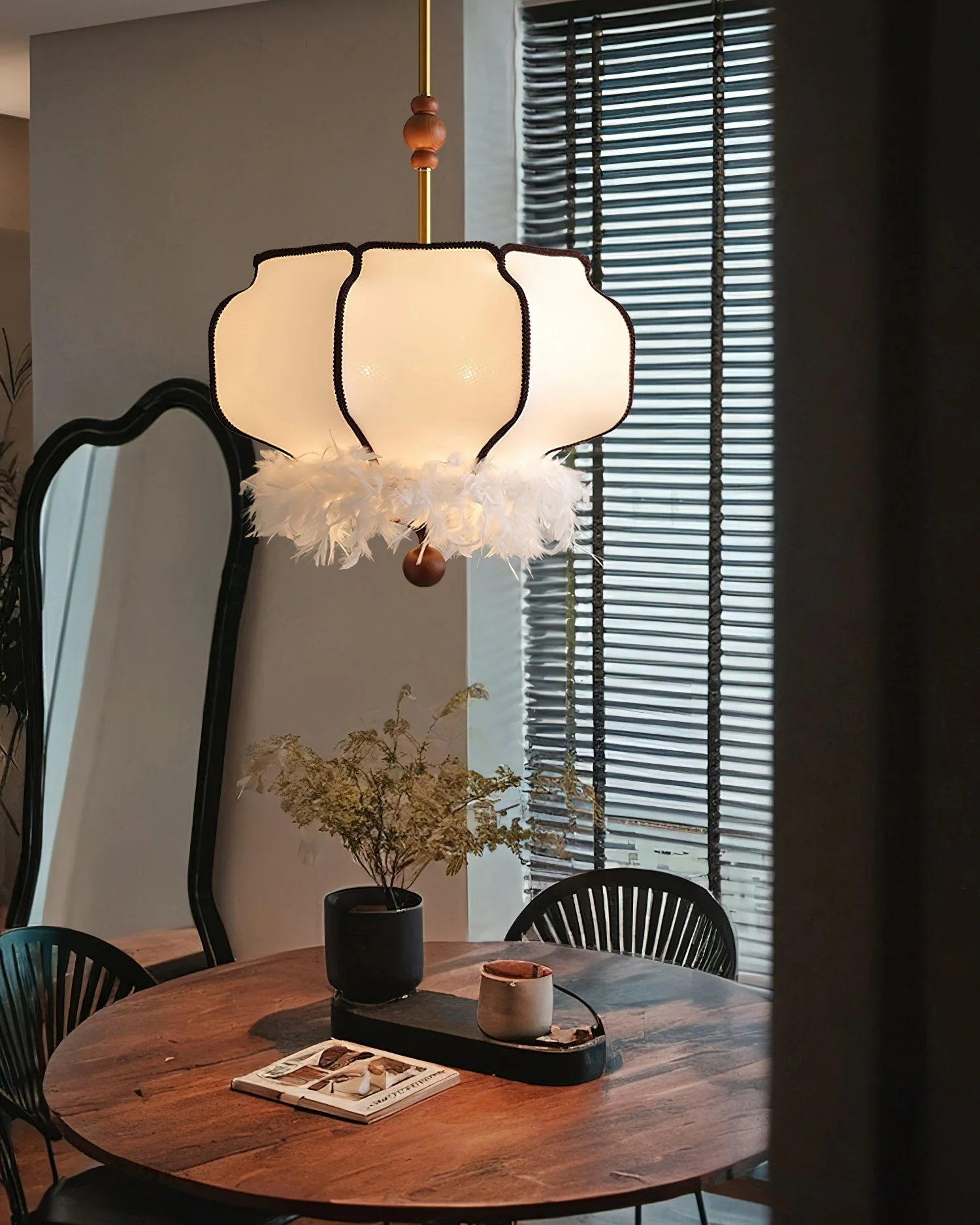 Grace Luxury Fabric Pendant Light - Image 2