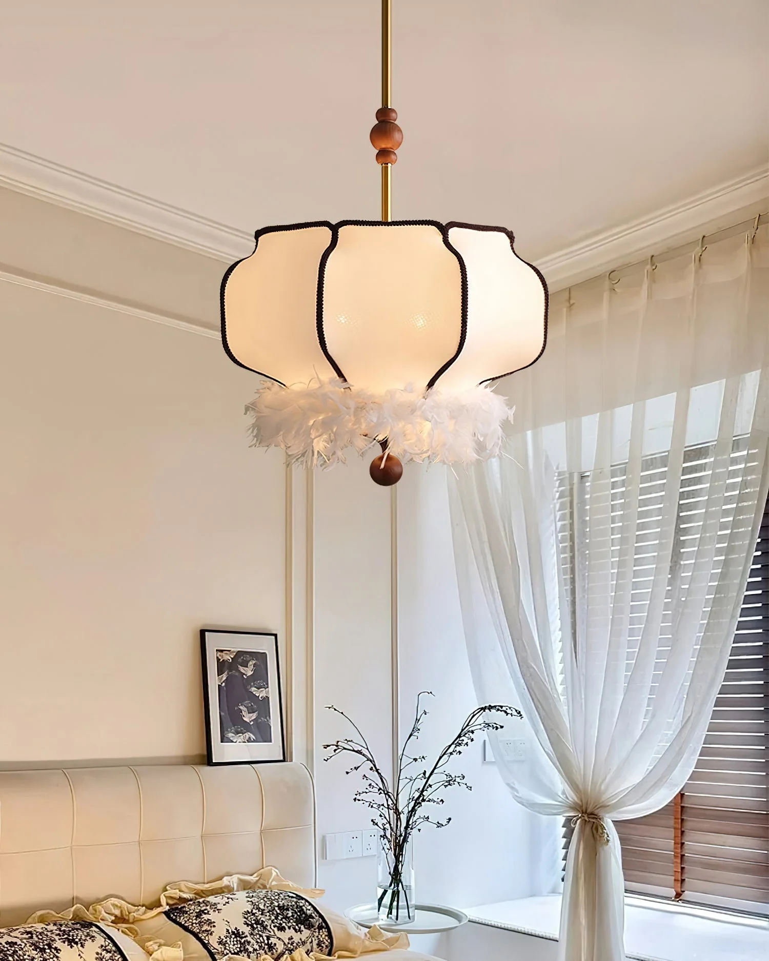 Grace Luxury Fabric Pendant Light - Image 20