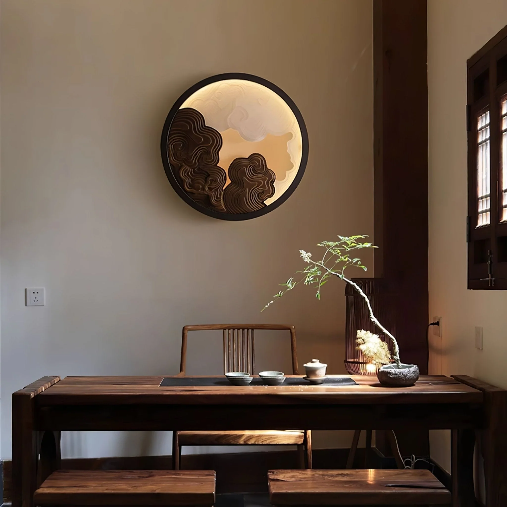 Grayson Modern Wood Wall Lamp - Image 7