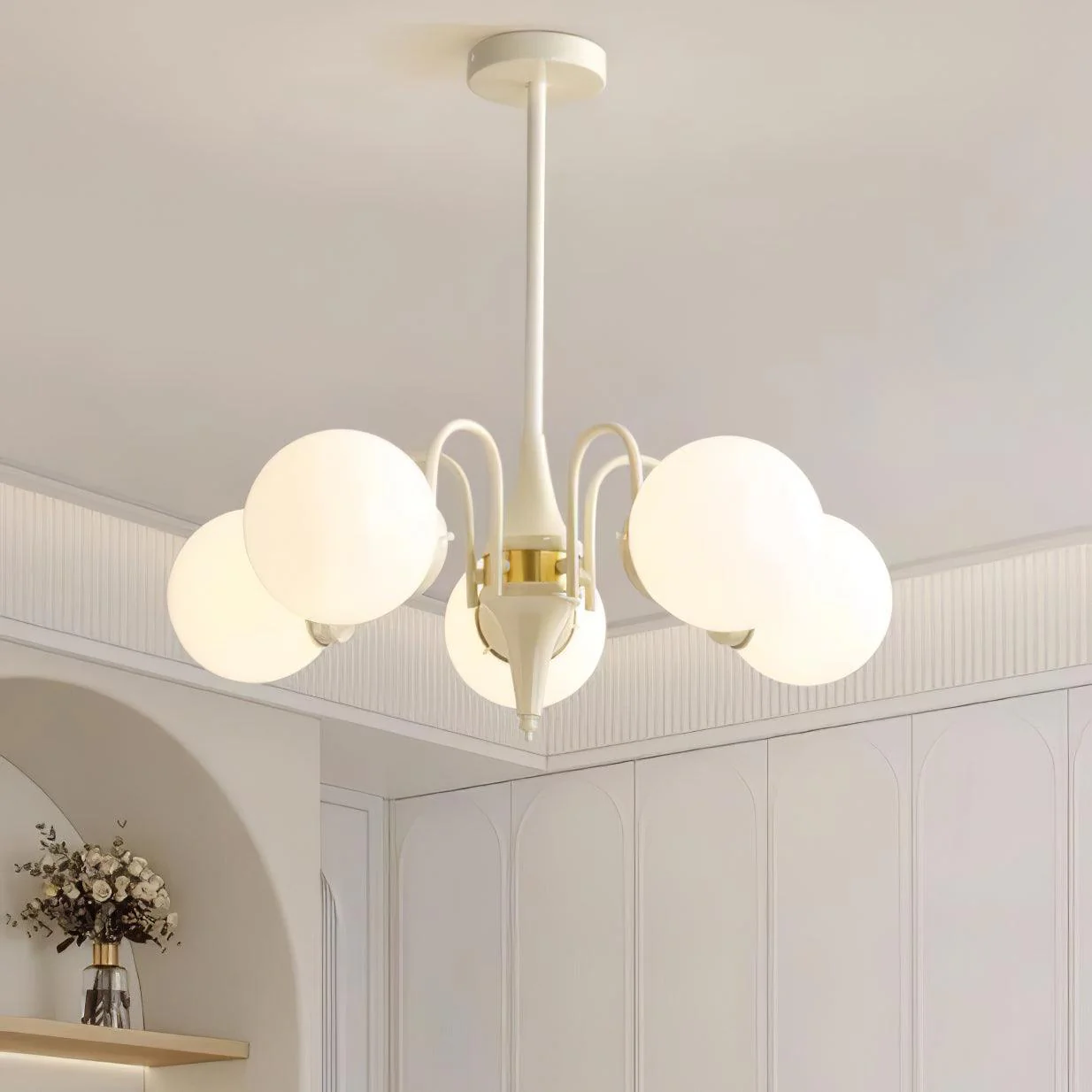 Grham Luxury Glass Chandelier - Image 4