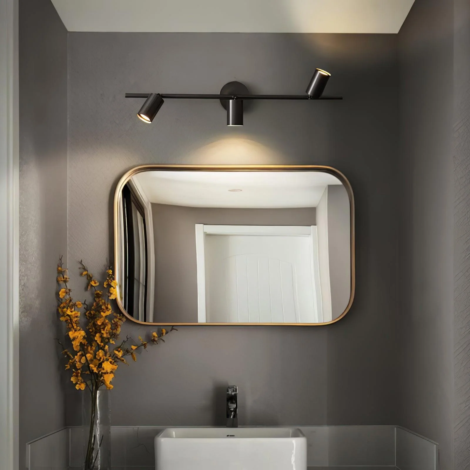 Grover Rotatable Brass Spotlight Wall Light - Image 16