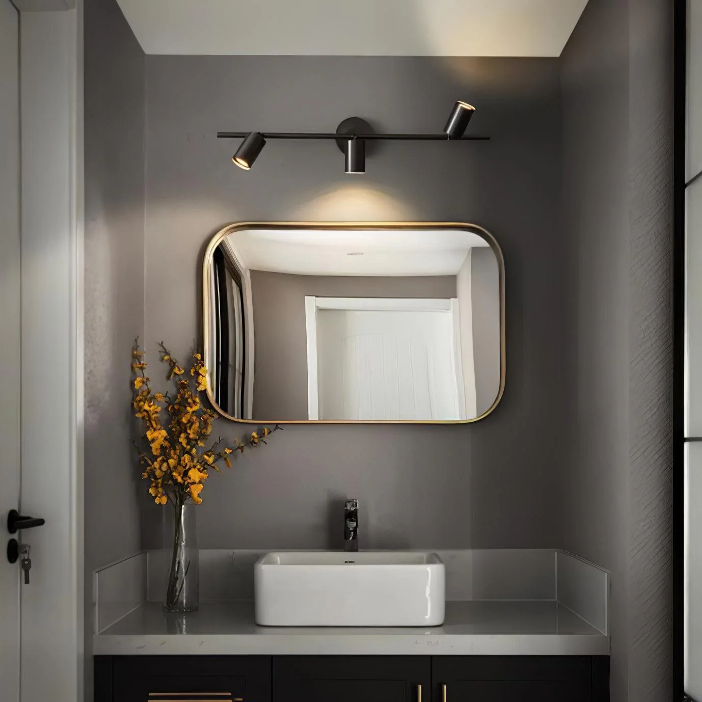 Grover Rotatable Brass Spotlight Wall Light - Image 58