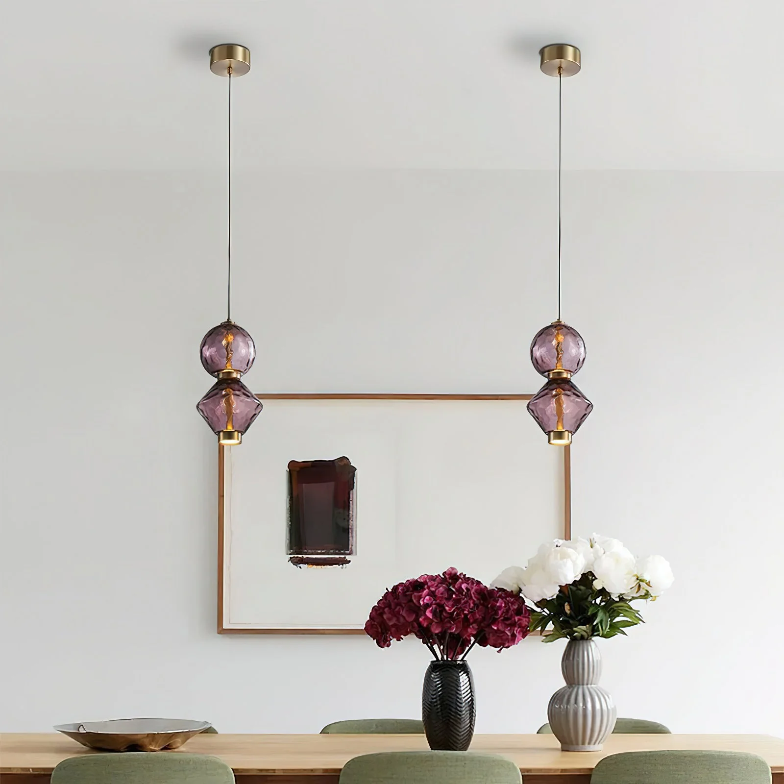Gusto Modern Glass Pendant Light - Image 10