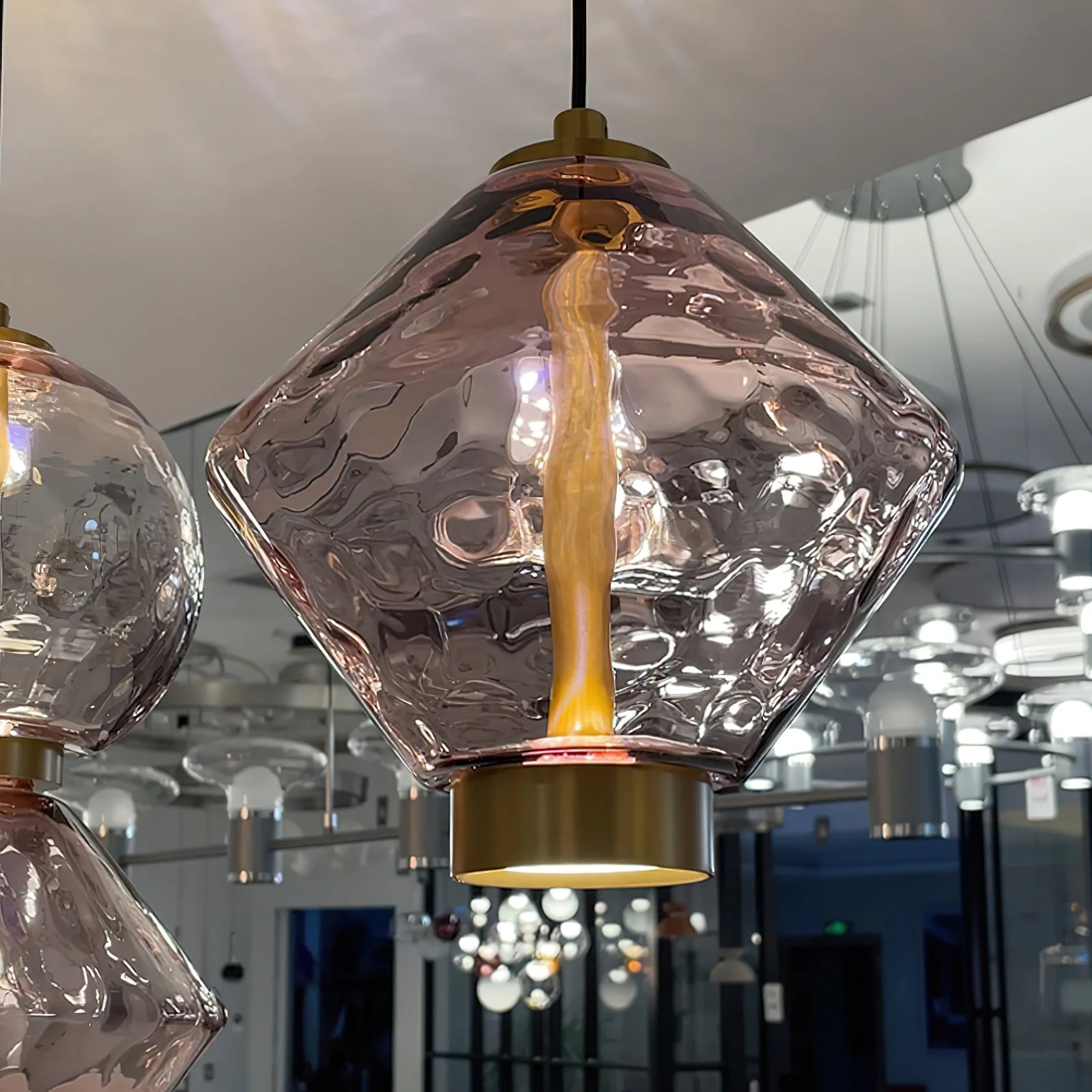 Gusto Modern Glass Pendant Light - Image 16