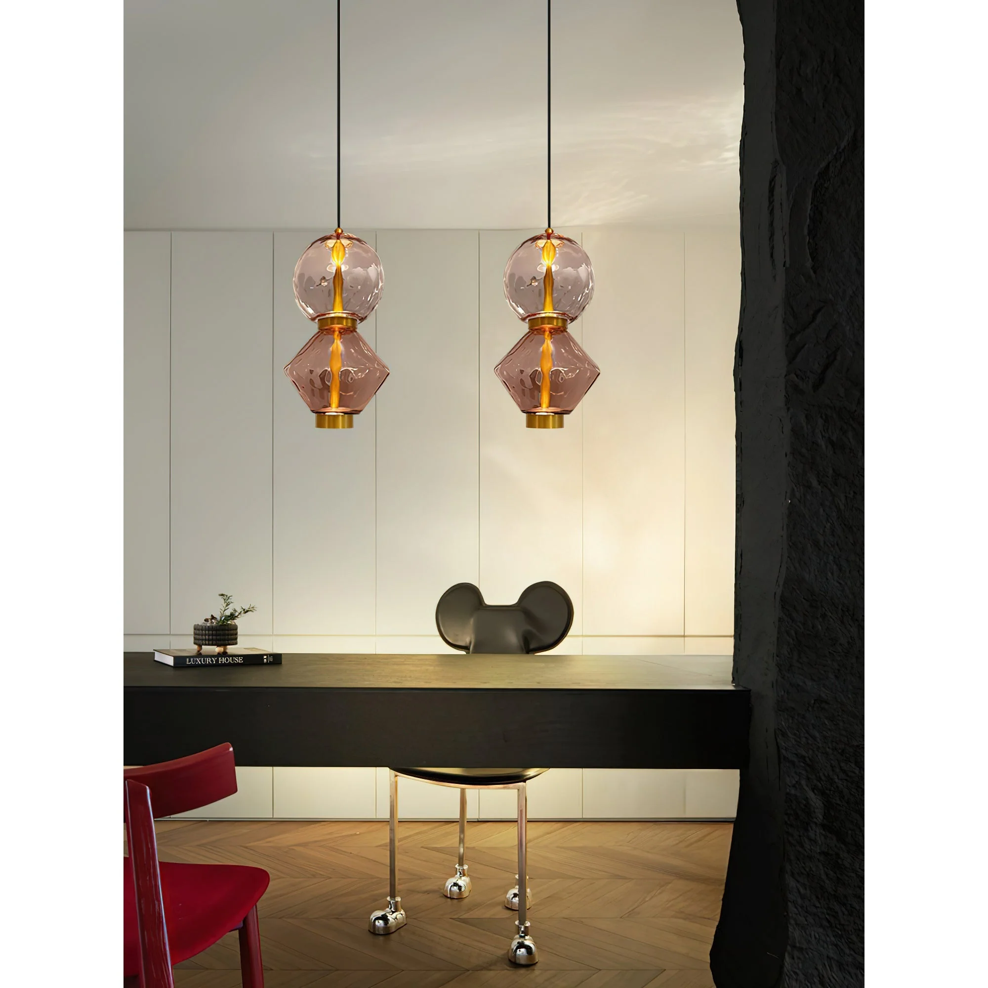 Gusto Modern Glass Pendant Light - Image 17