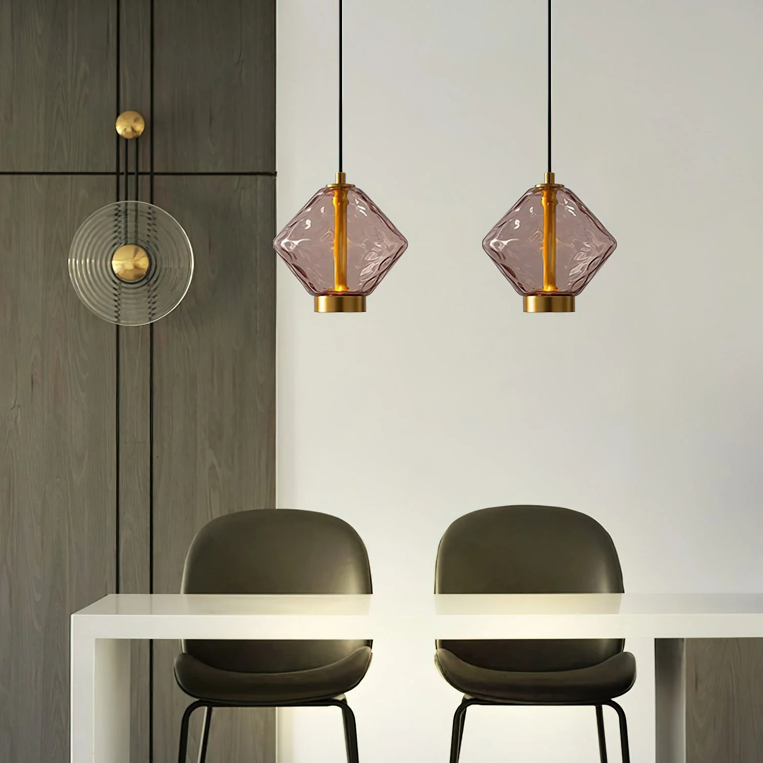 Gusto Modern Glass Pendant Light - Image 8
