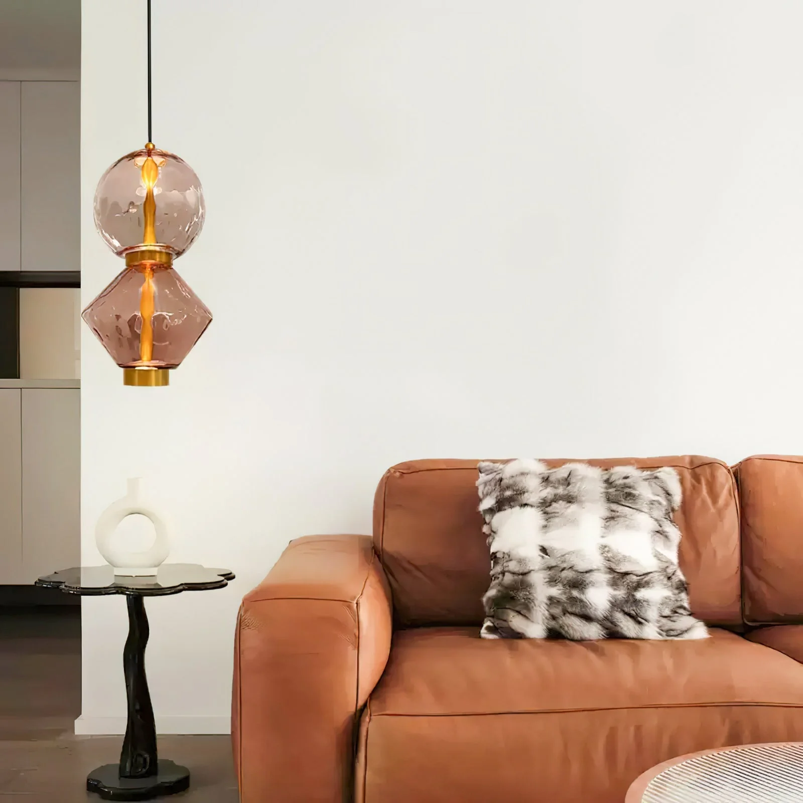 Gusto Modern Glass Pendant Light - Image 9