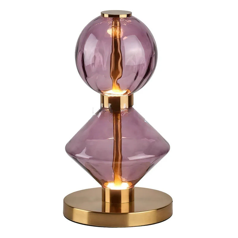 Gusto Modern Glass Table Lamp - Image 9