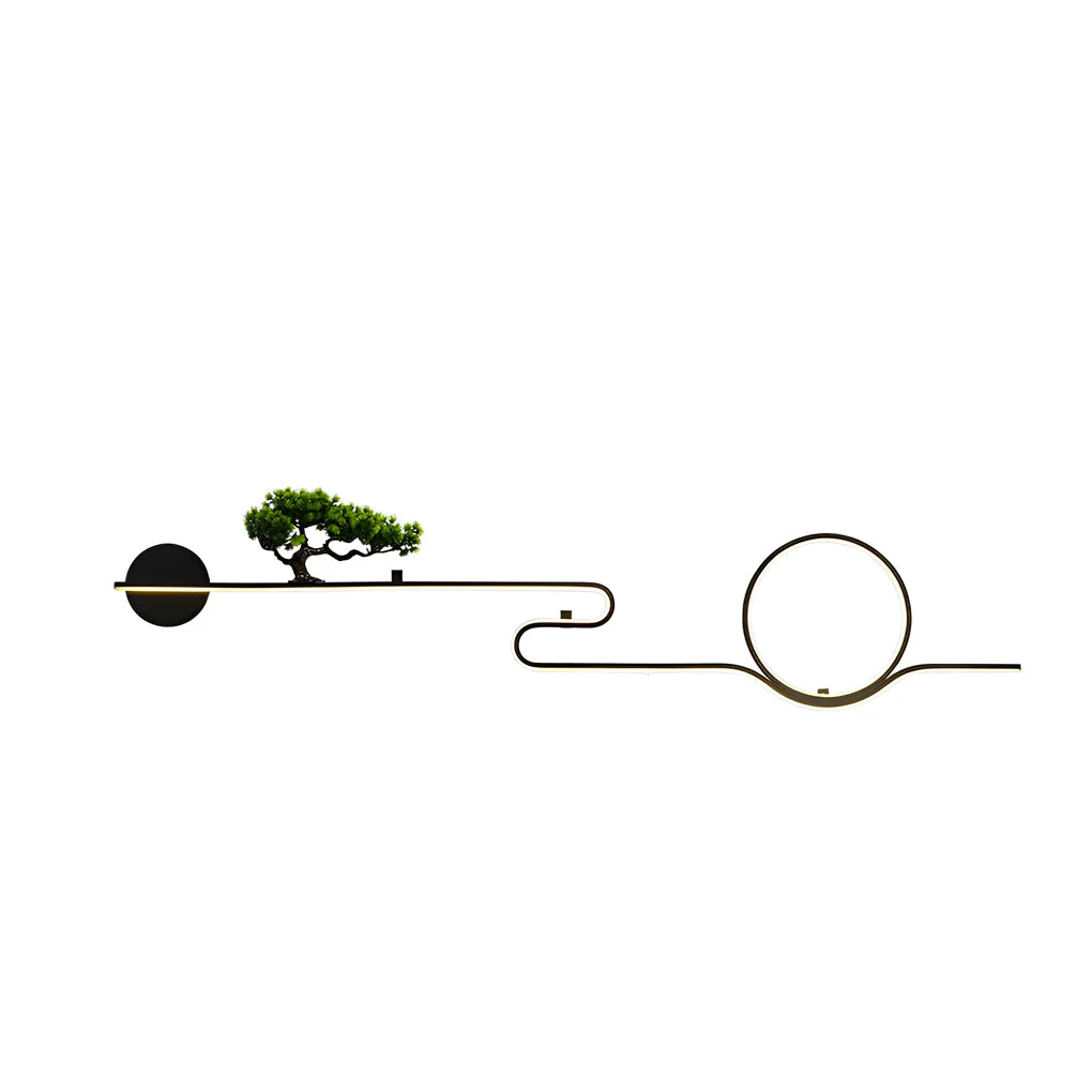 Gwendolyn Moon Tree Scenery LED Retro Outdoor Wall Lights - Image 11