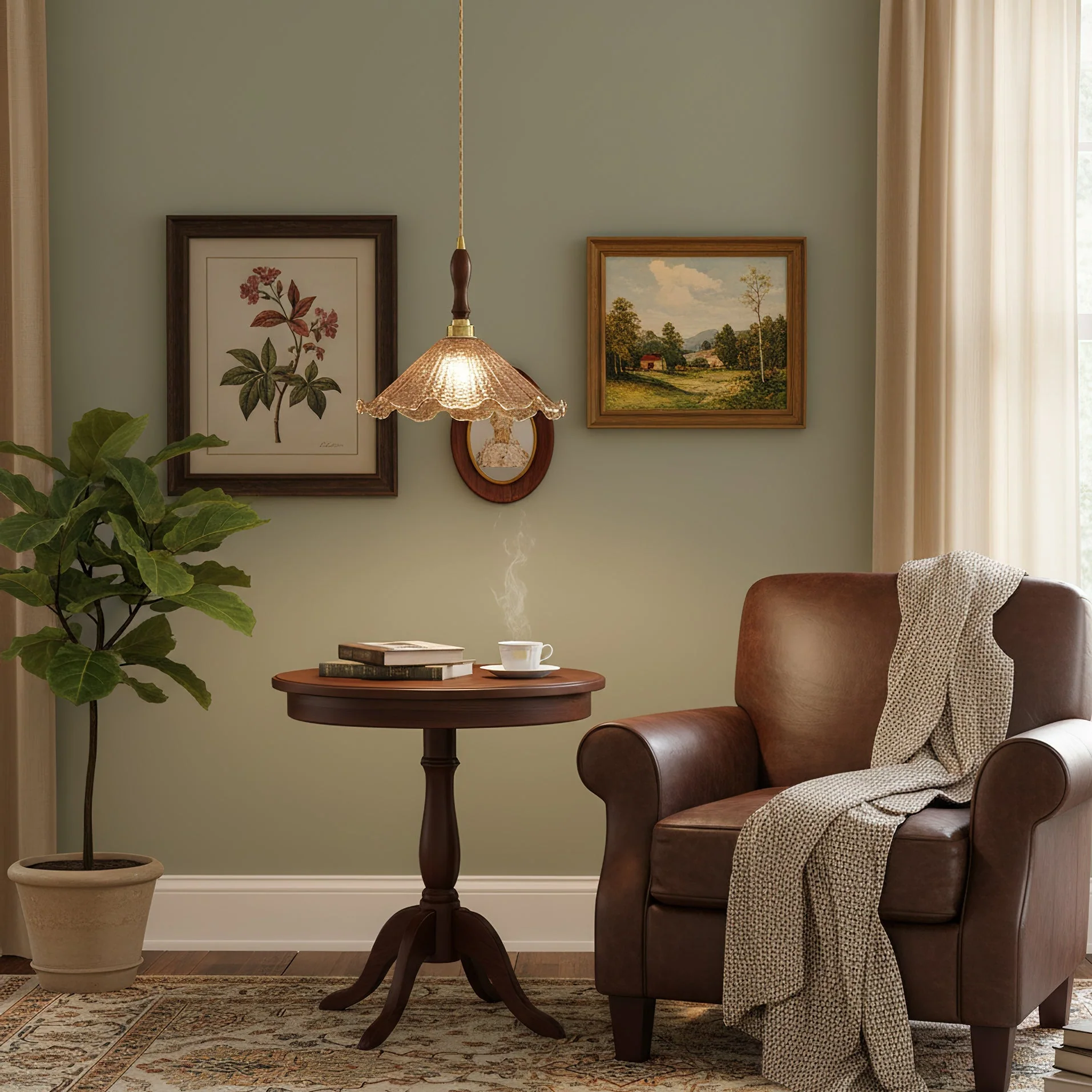 Gyran Retro Glass Pendant Light - Image 6