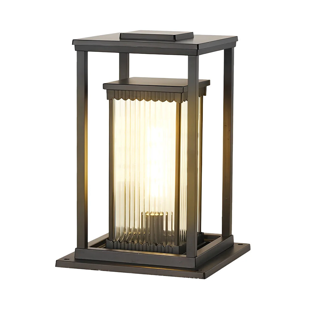 Hadley Lawn Ribbed Outdoor Pathway Lights - Image 5