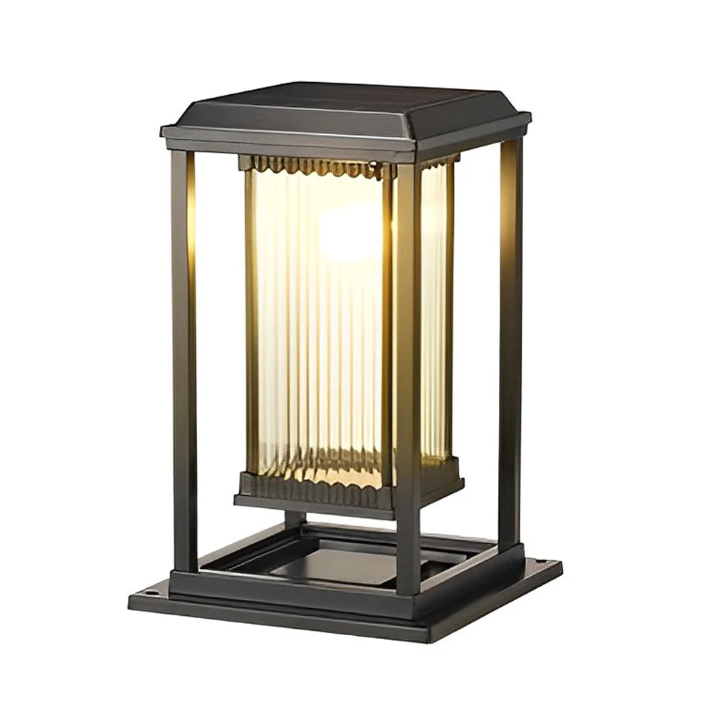Hadley Lawn Ribbed Outdoor Pathway Lights - Image 6