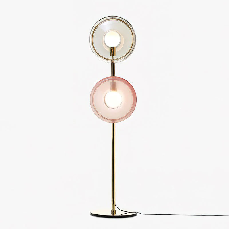 Hailie Contemporary Glass Floor Lamp - Image 20