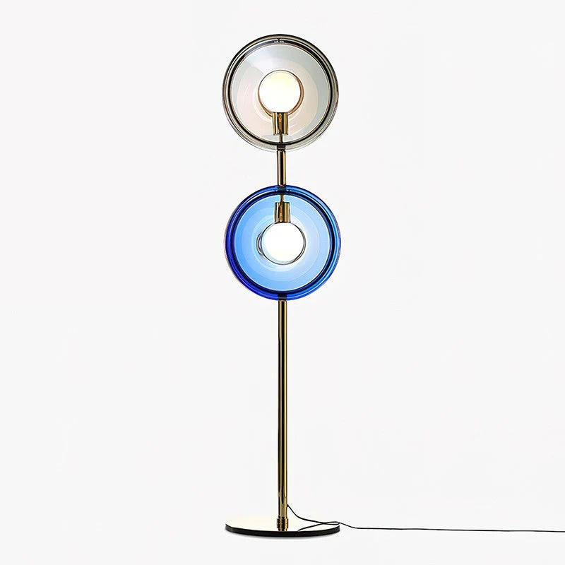 Hailie Contemporary Glass Floor Lamp - Image 22