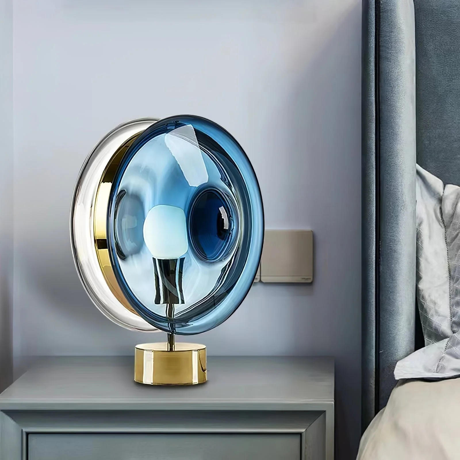 Hailie Modern Glass Table Lamp - Image 8