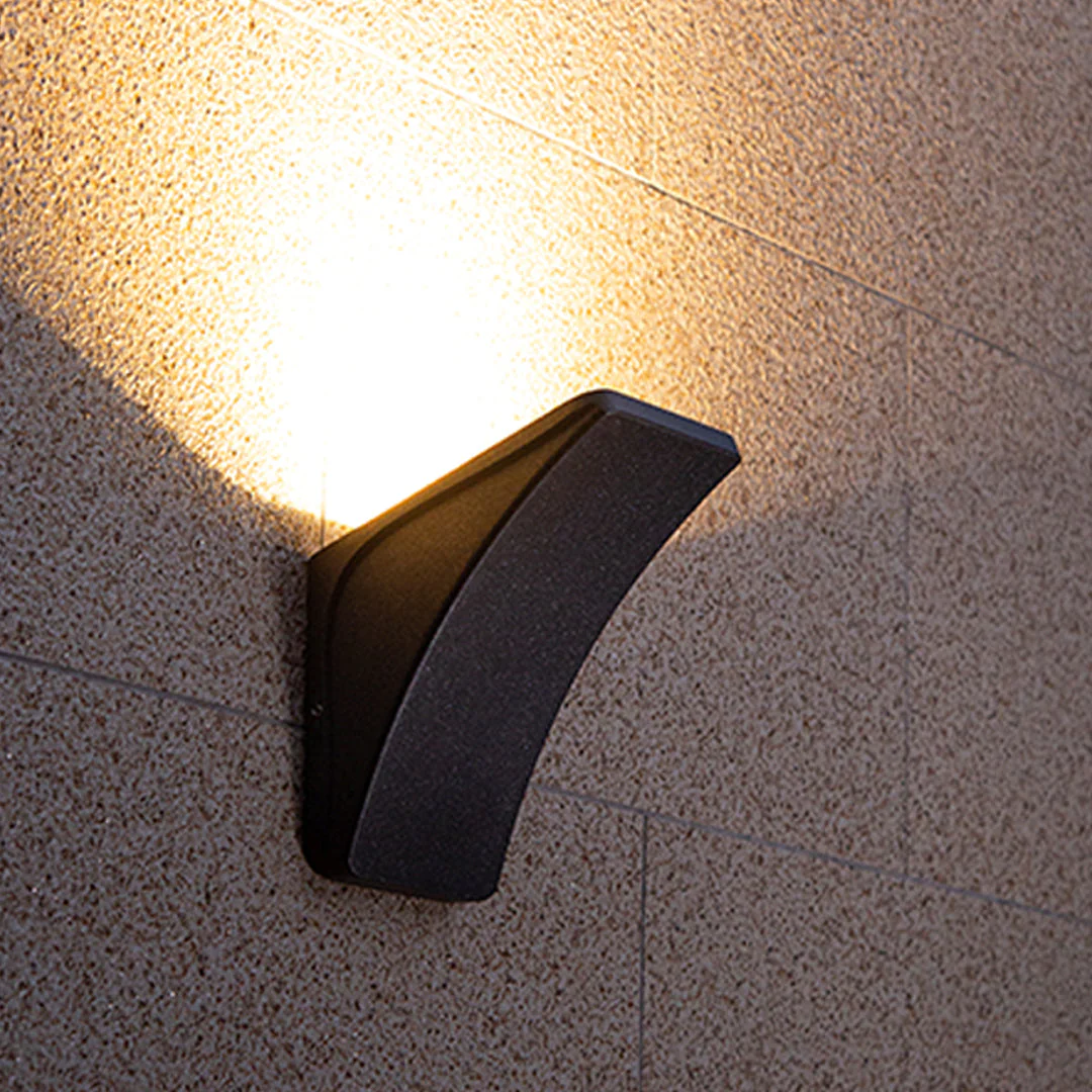 Halaay LED Waterproof Minimalist Glass Outdoor Wall Lights - Image 5