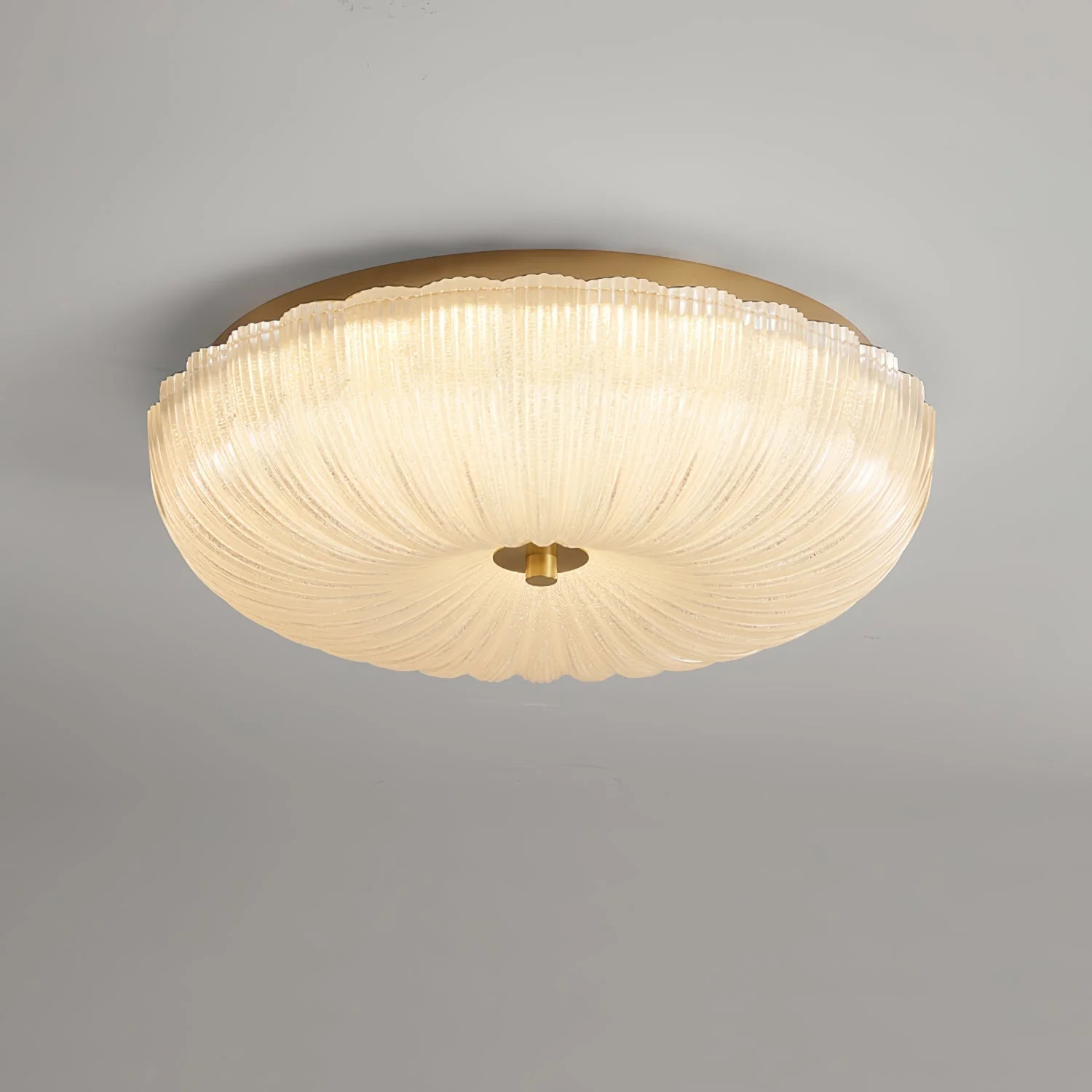 Halo Ceiling Light Ripple Glass - Image 18