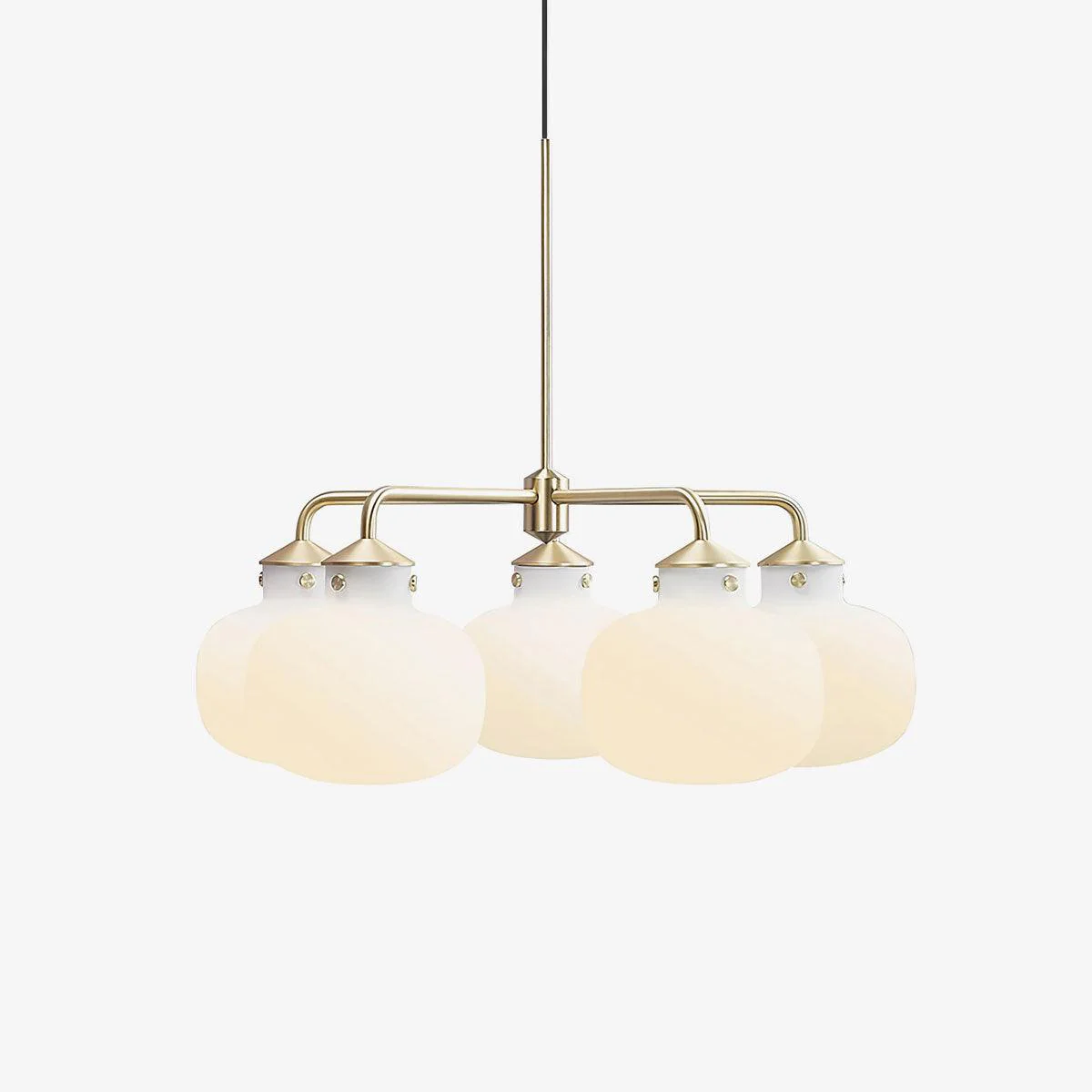 Halo Contemporary Glass Pendant Lamp