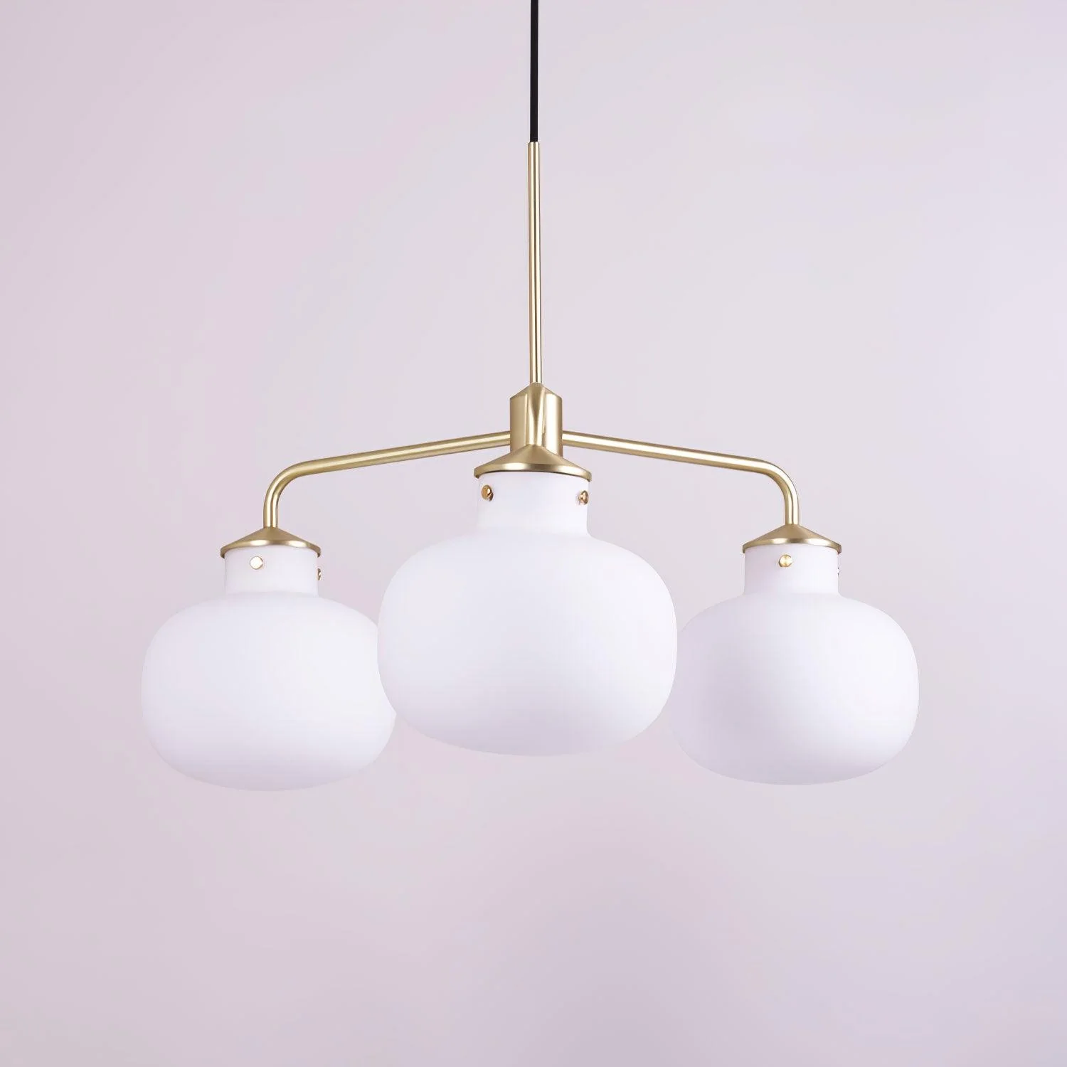 Halo Contemporary Glass Pendant Lamp - Image 11