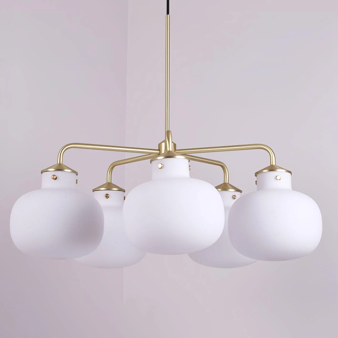 Halo Contemporary Glass Pendant Lamp - Image 13