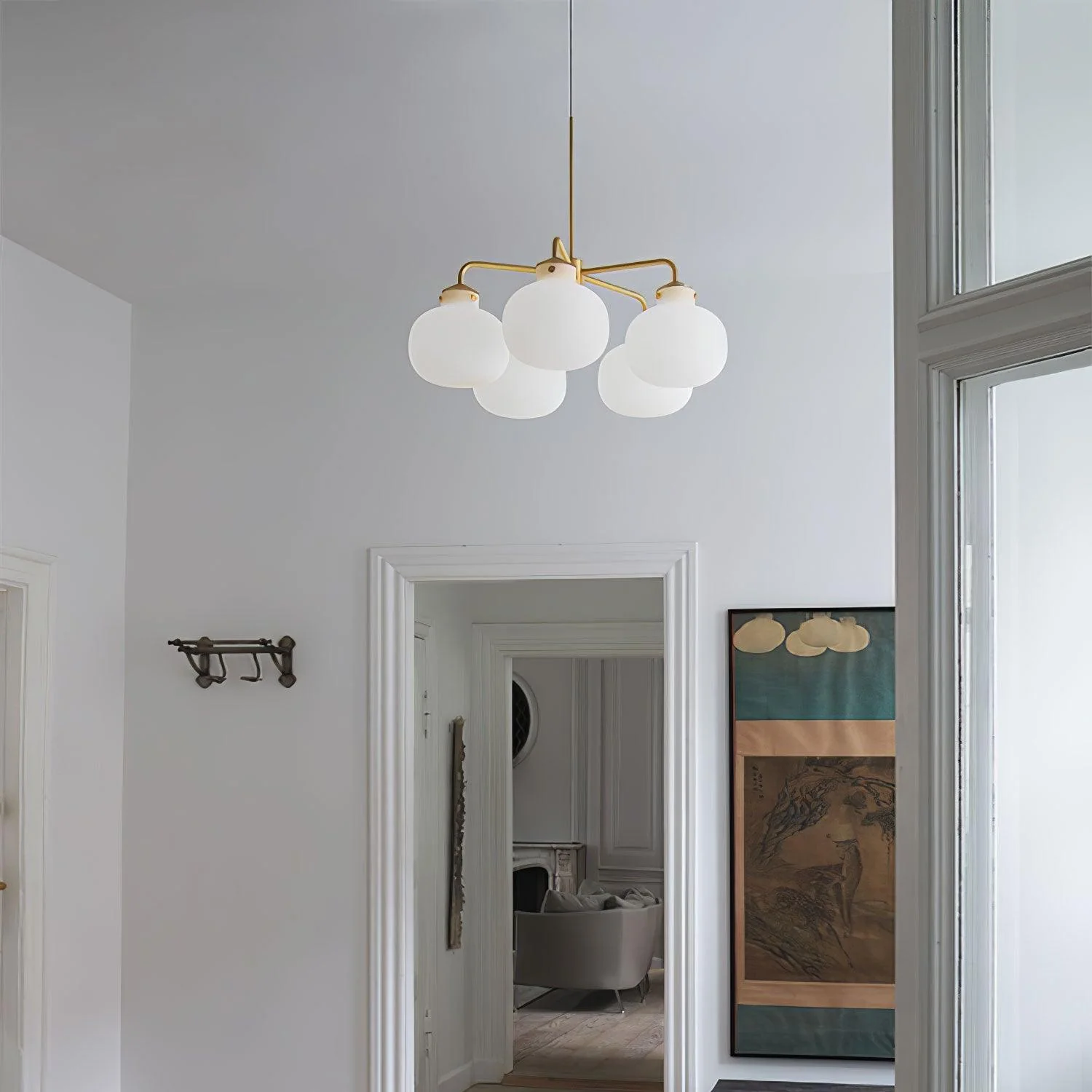 Halo Contemporary Glass Pendant Lamp - Image 20