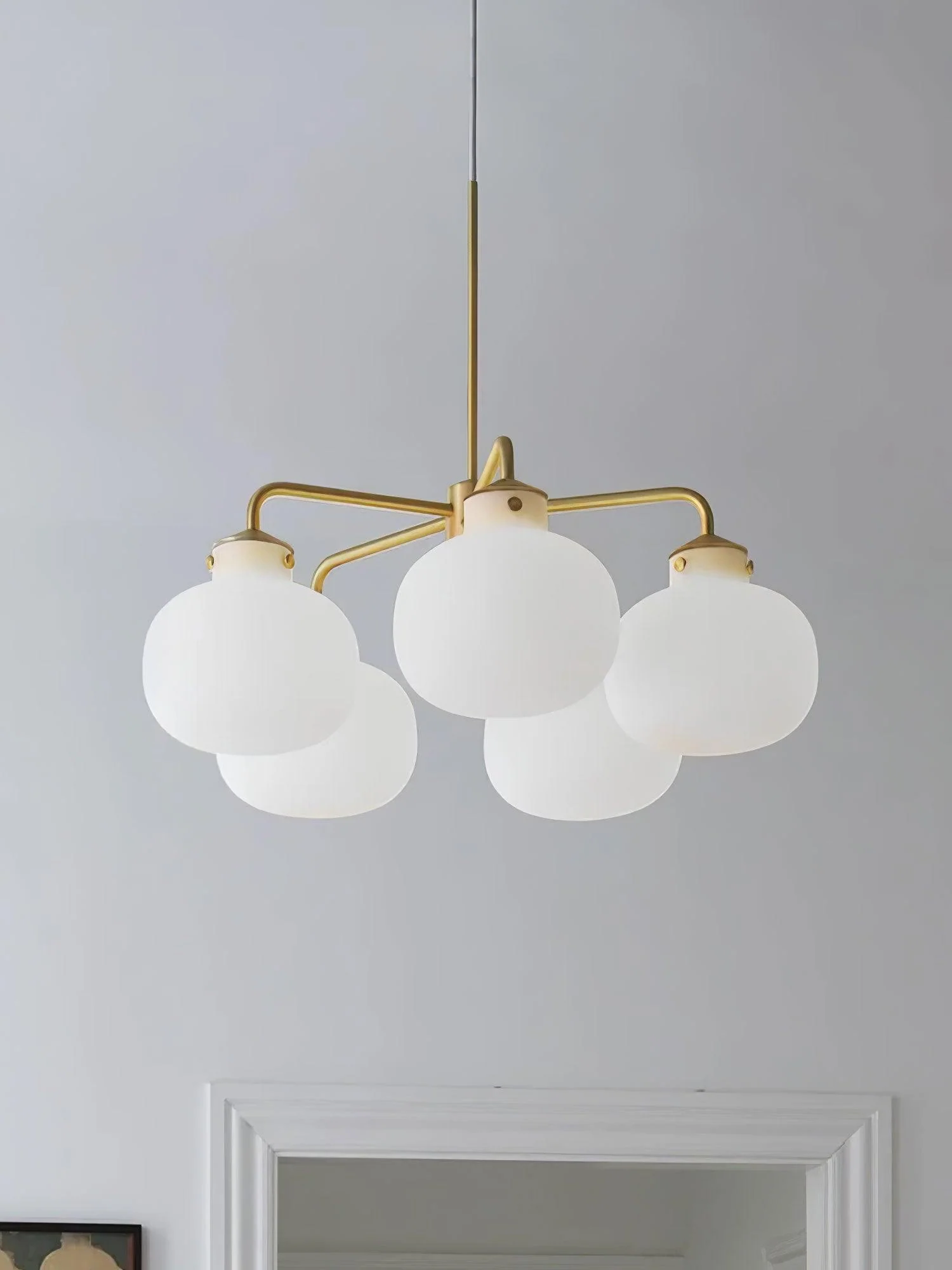 Halo Contemporary Glass Pendant Lamp - Image 23