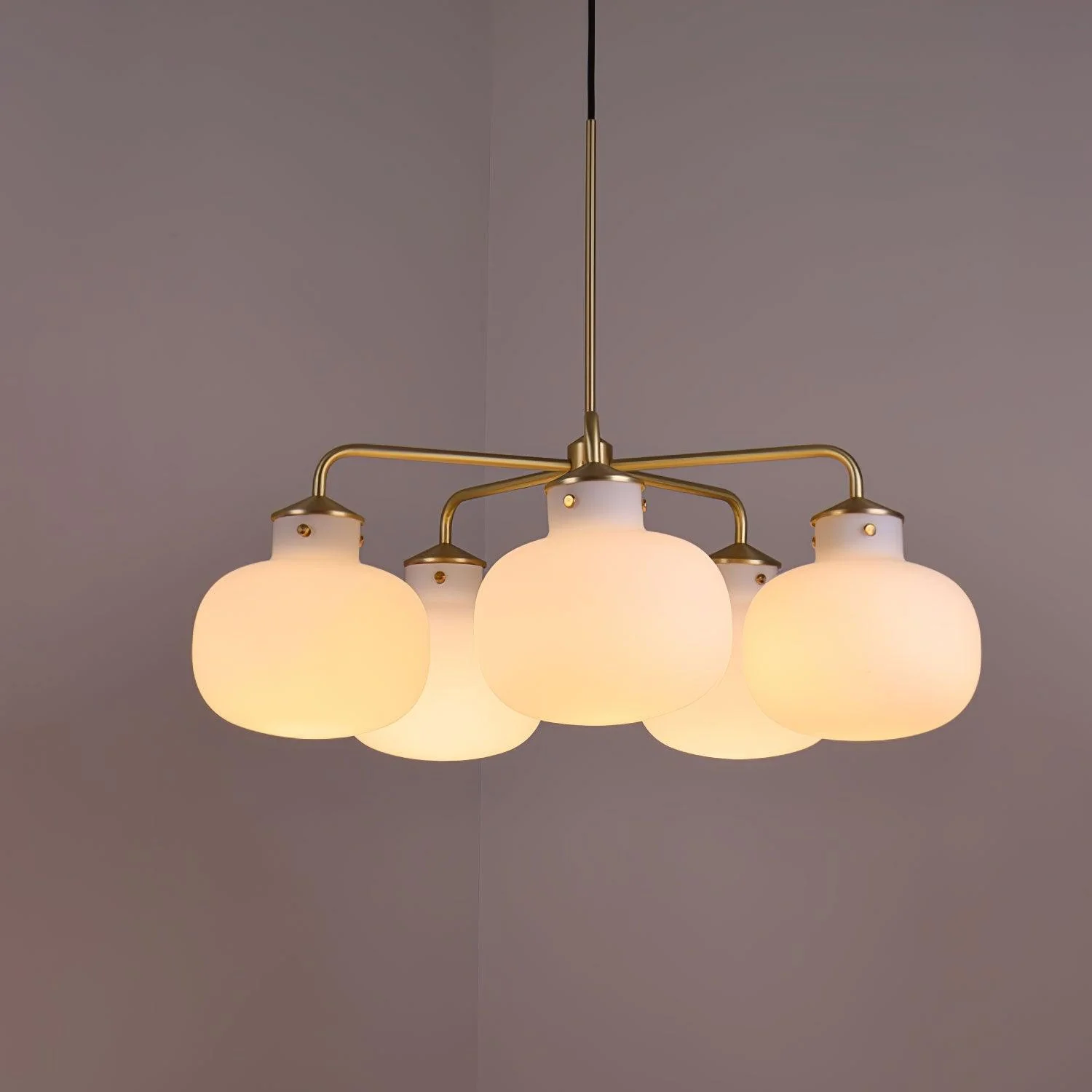 Halo Contemporary Glass Pendant Lamp - Image 25