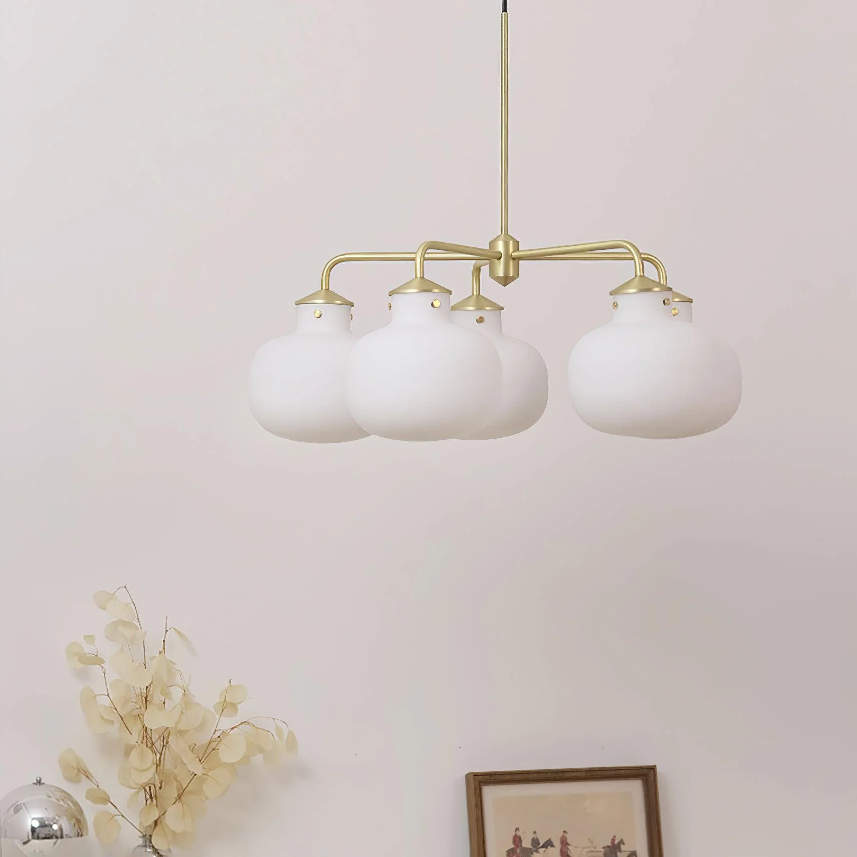 Halo Contemporary Glass Pendant Lamp - Image 30
