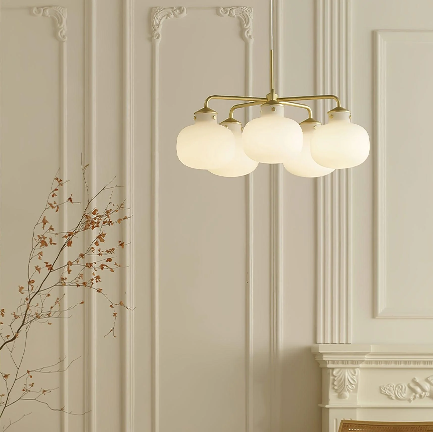 Halo Contemporary Glass Pendant Lamp - Image 8
