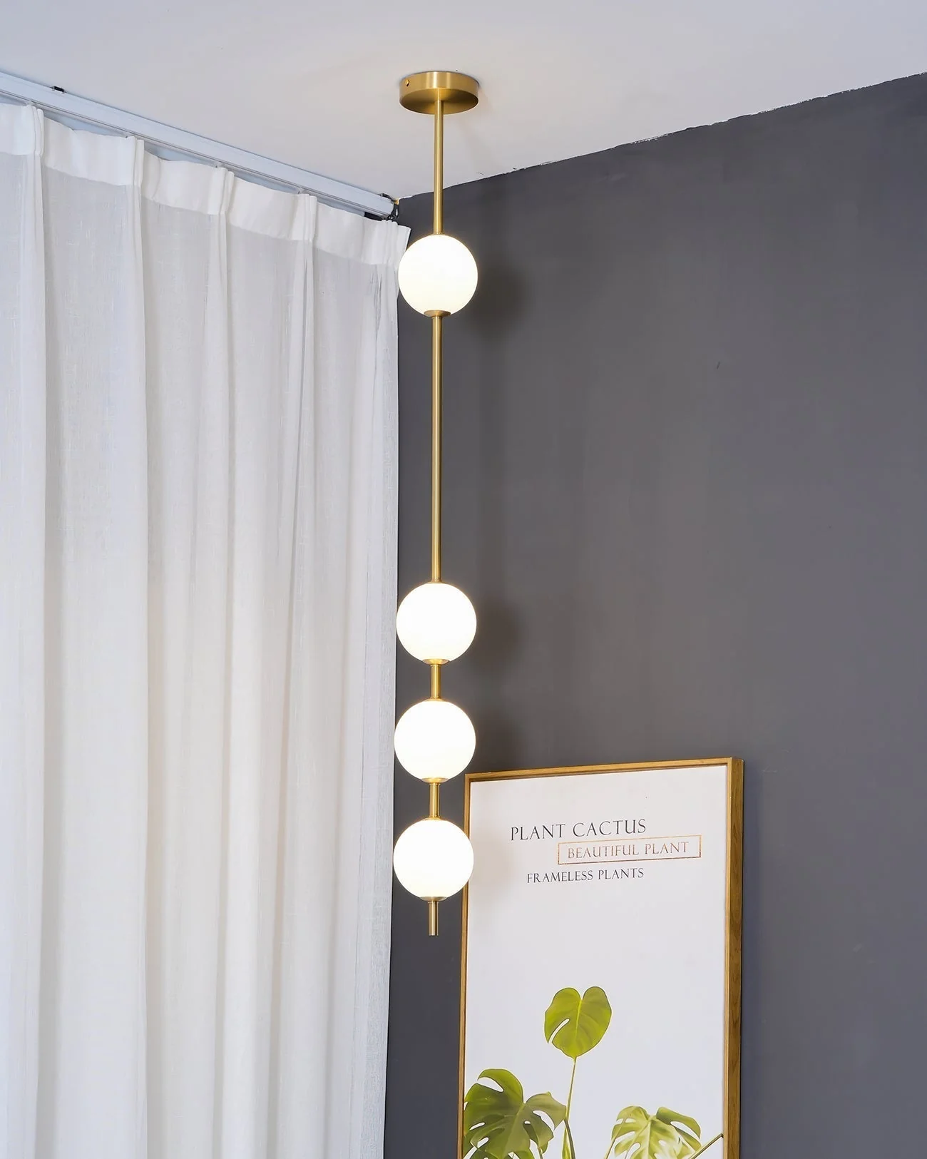 Halo Modern Brass Pendant Lamp - Image 40