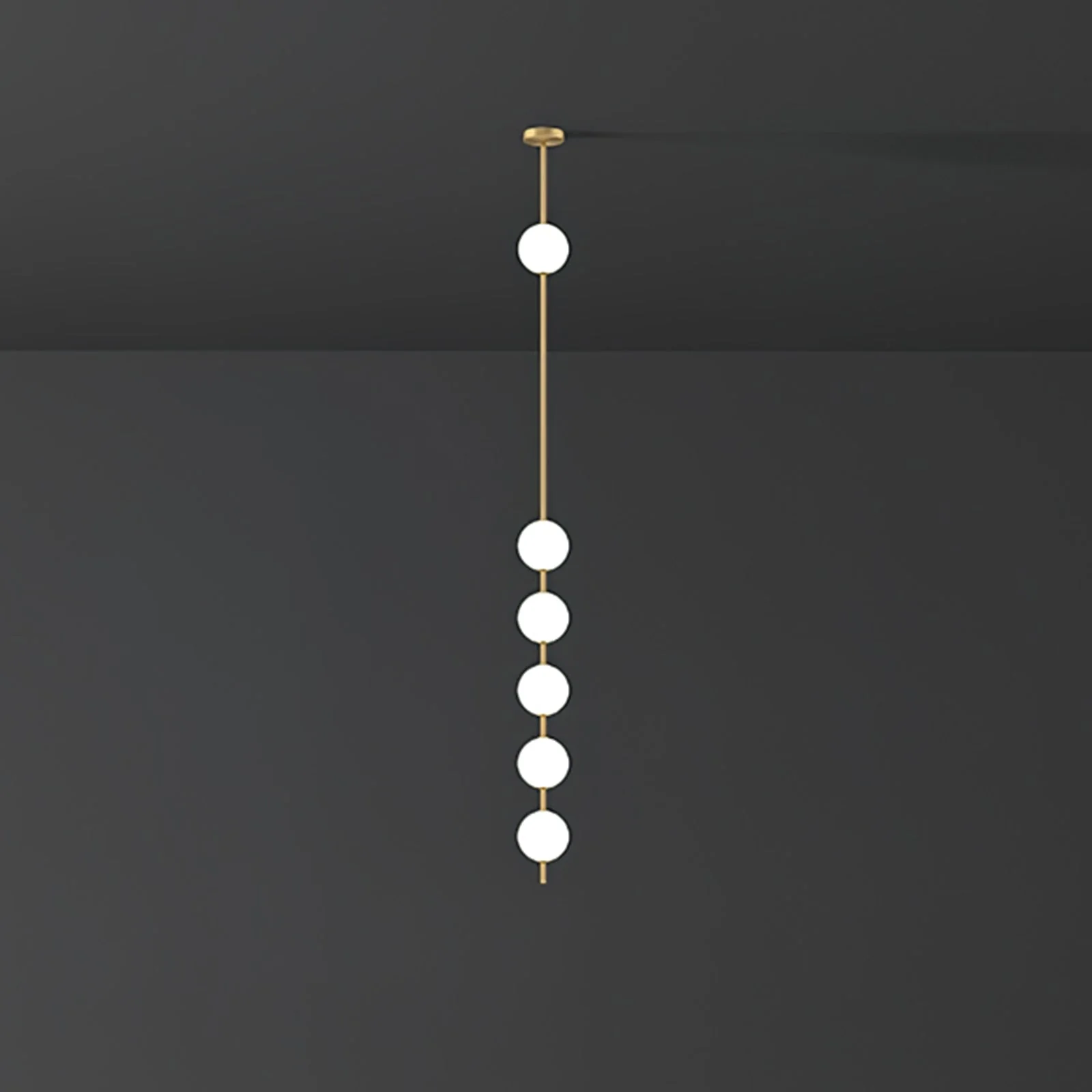 Halo Modern Brass Pendant Lamp - Image 8
