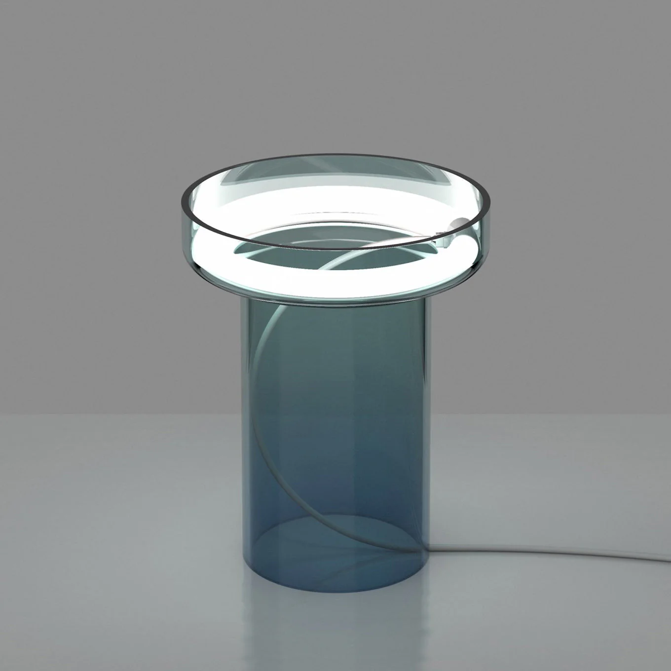 Halo Modern Glass Table Lamp - Image 13