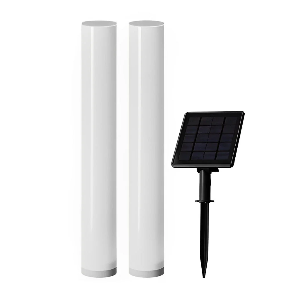 Hana Long Cylindrical Modern ABS Outdoor Lawn Post Lights - Image 4