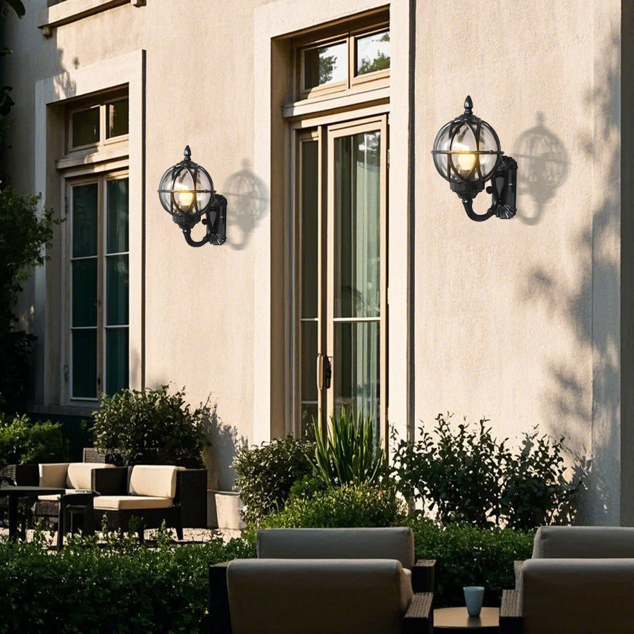 Hannah House Cast European Outdoor Sconces