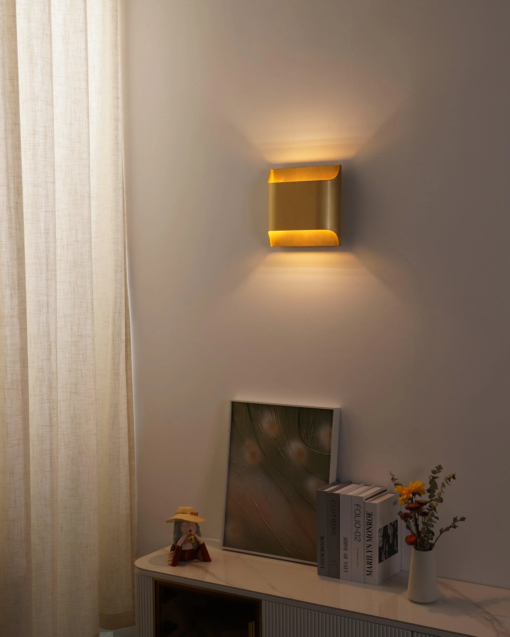 Hardy Nordic Art Brass Wall Lamp - Image 34