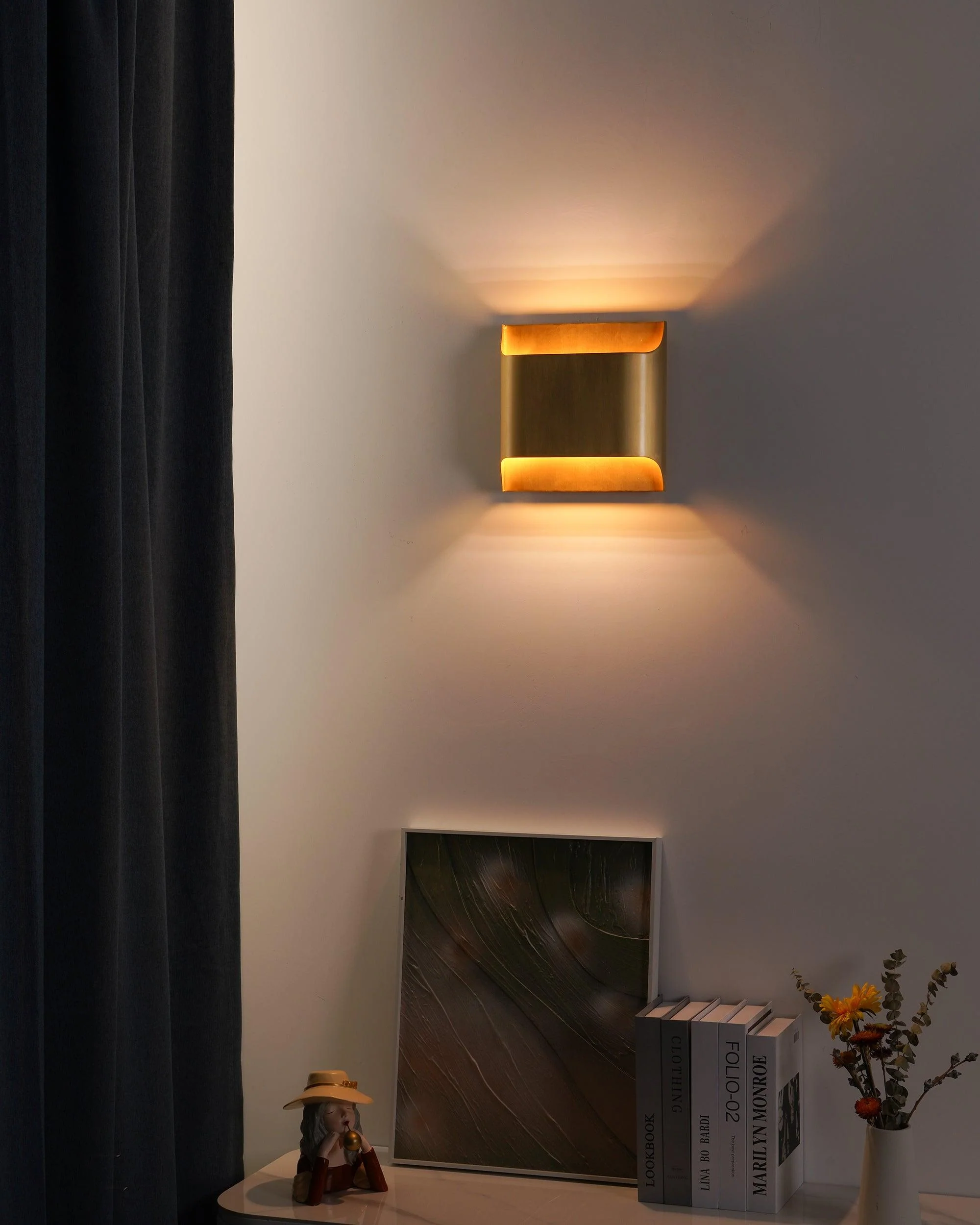 Hardy Nordic Art Brass Wall Lamp - Image 35