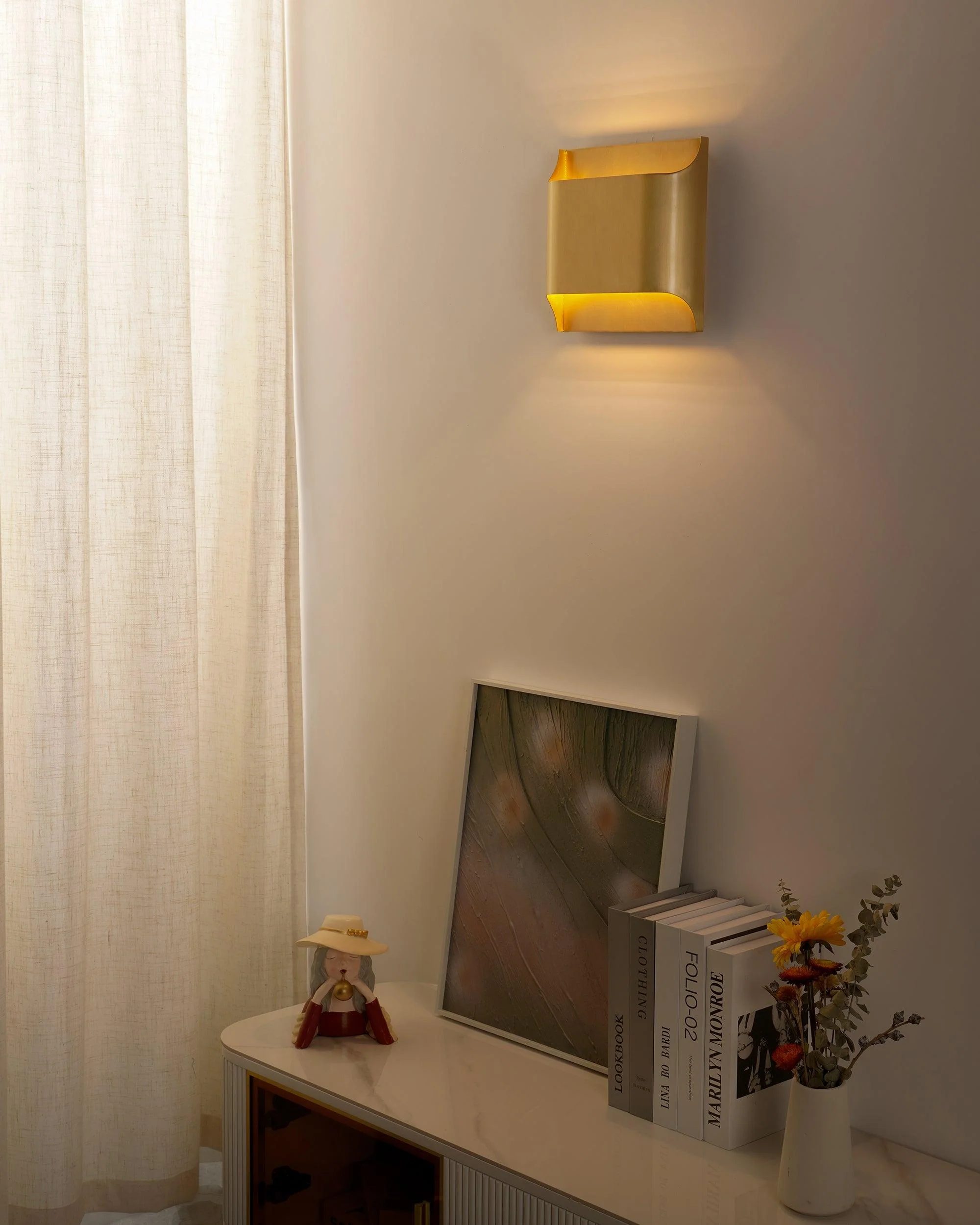 Hardy Nordic Art Brass Wall Lamp - Image 36