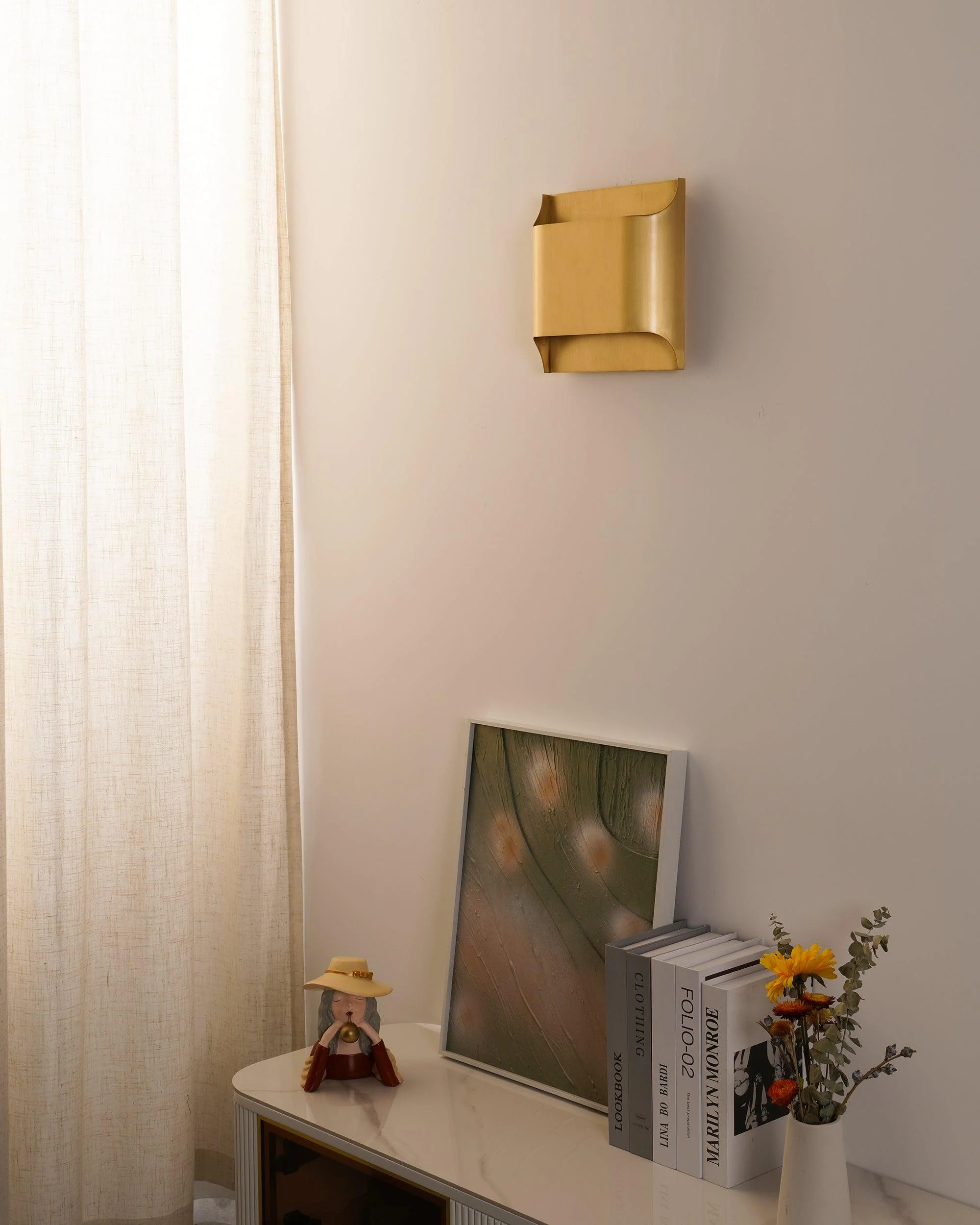 Hardy Nordic Art Brass Wall Lamp - Image 37