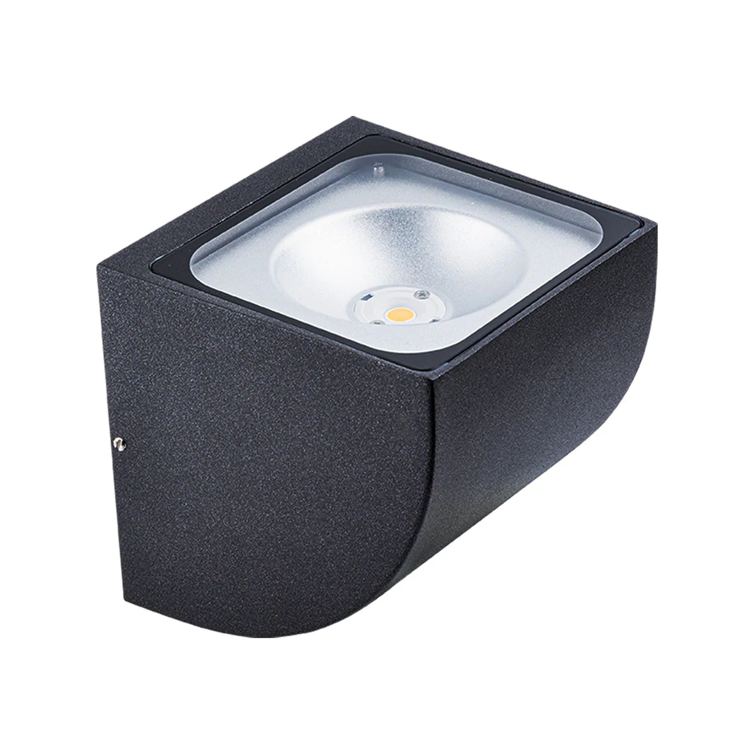 Harlan Industrial Minimalist Glass Outdoor Wall Light - Image 11