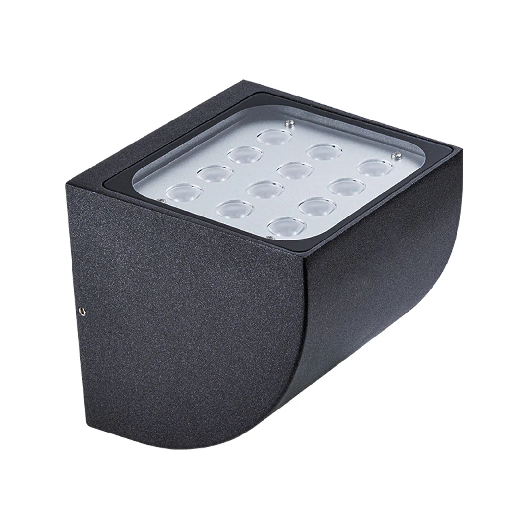 Harlan Industrial Minimalist Glass Outdoor Wall Light - Image 13