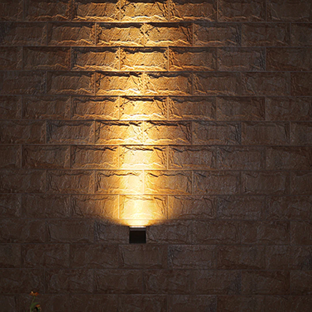 Harlan Industrial Minimalist Glass Outdoor Wall Light - Image 23