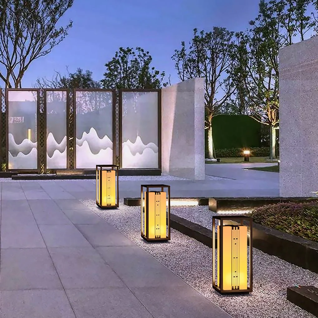Harmoy Classic Elegant Retro Marble Outdoor Lamp - Image 5