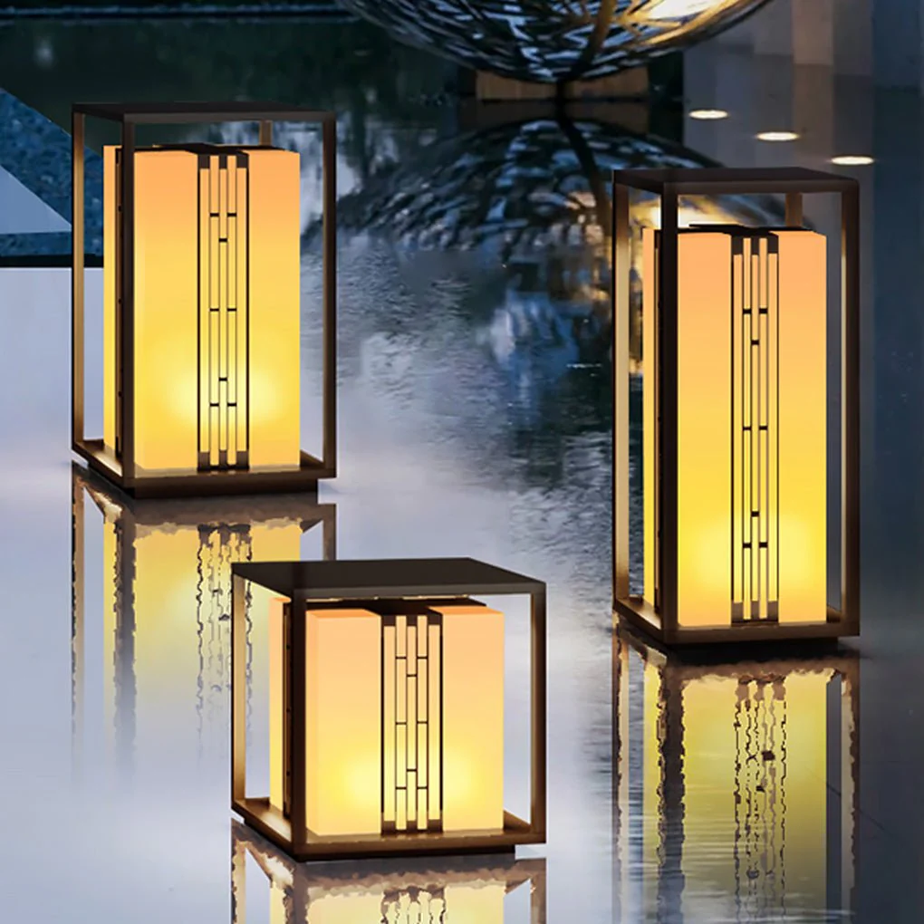 Harmoy Classic Elegant Retro Marble Outdoor Lamp - Image 6
