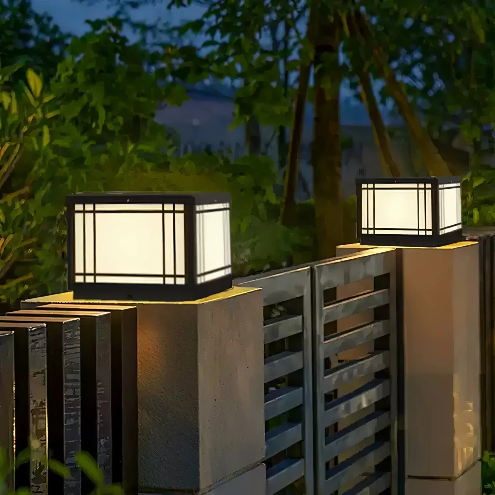 Harrison Classic Premium Solar Cube Outdoor Lamp - Image 21