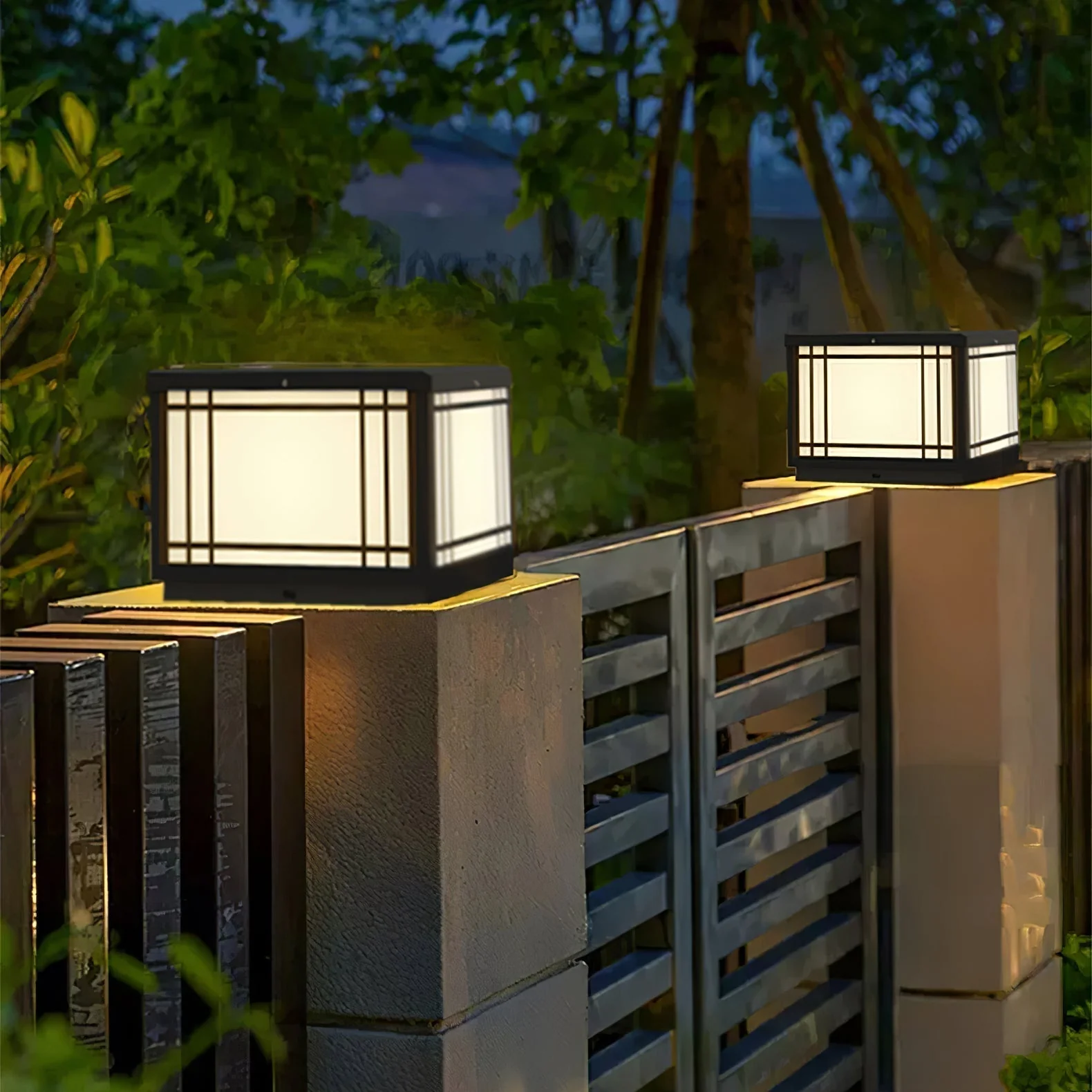 Harrison Classic Premium Solar Cube Outdoor Lamp - Image 29