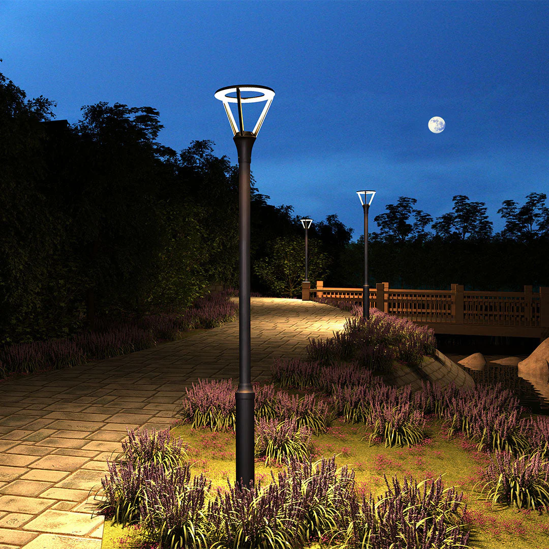 Hartley Minimalist LED Modern Outdoor Post Light