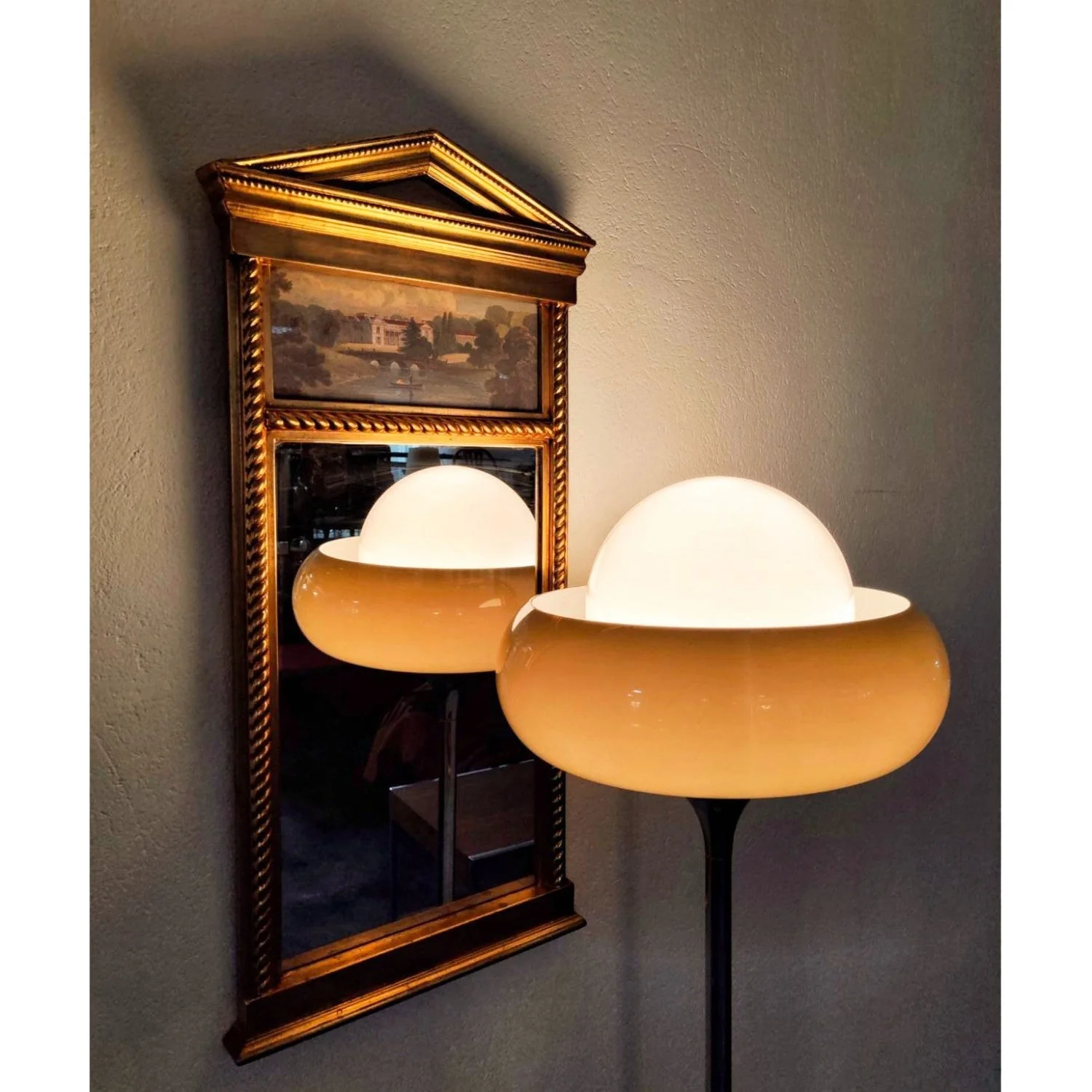Harvey Modern Glass Floor Lamp - Image 11