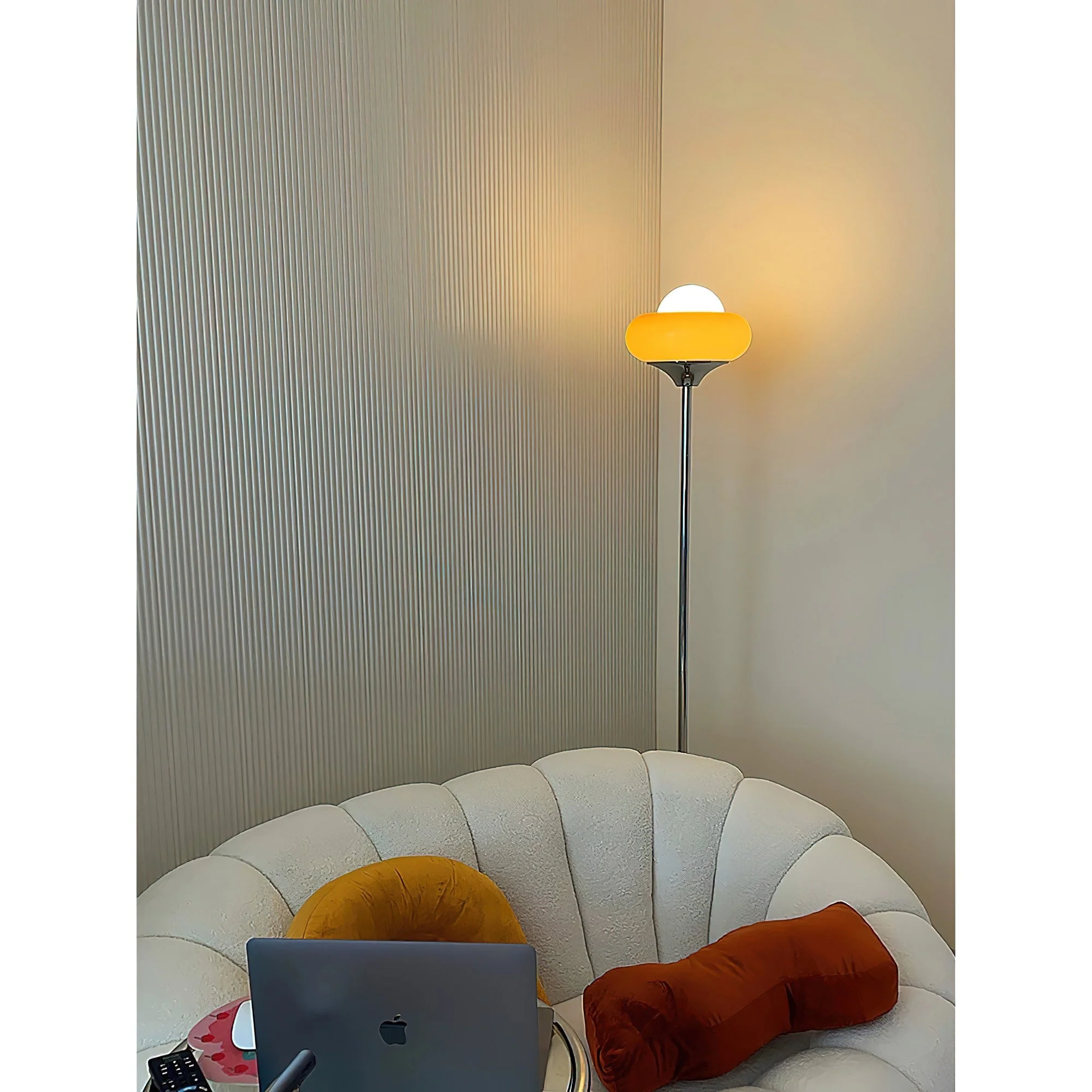 Harvey Modern Glass Floor Lamp - Image 12