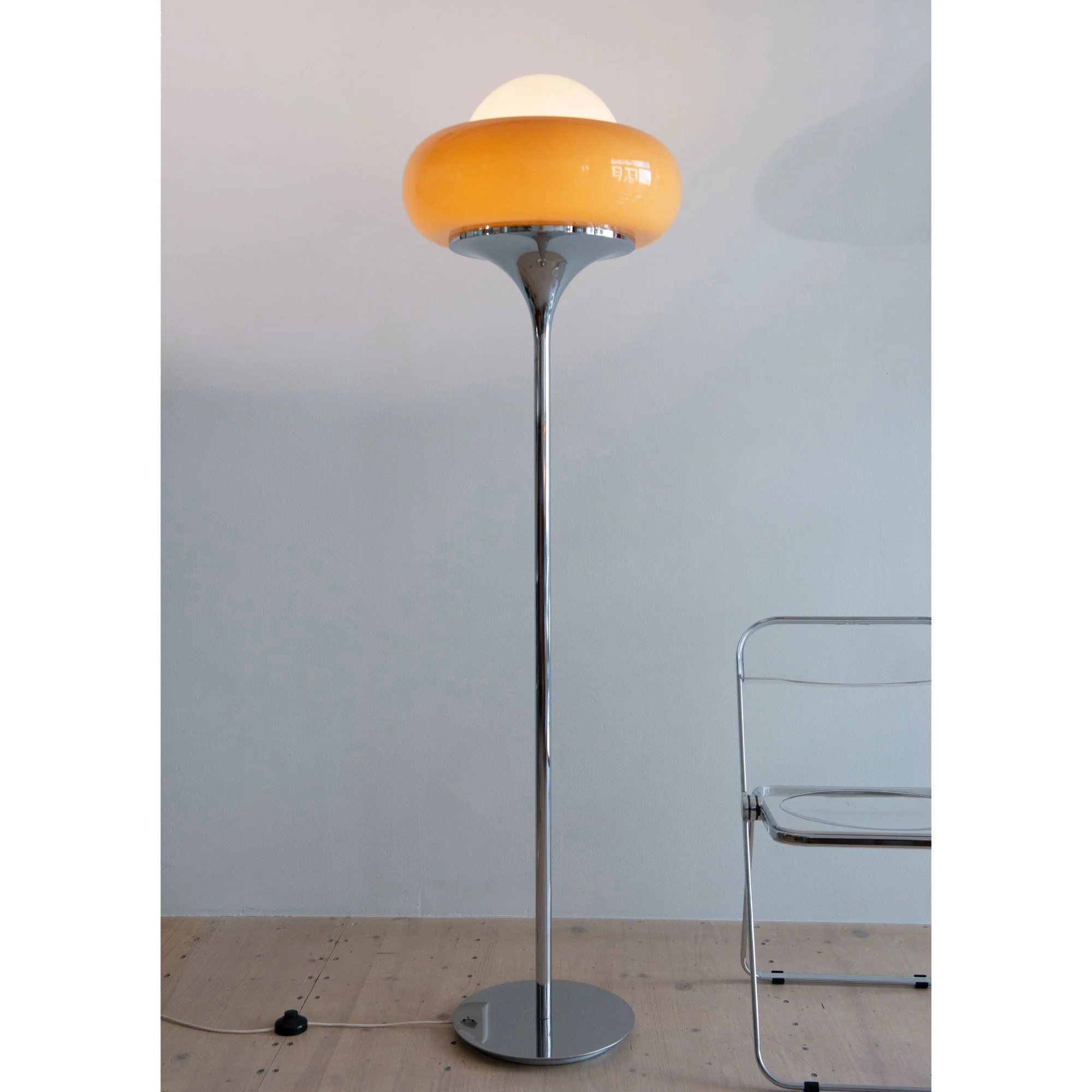 Harvey Modern Glass Floor Lamp - Image 13
