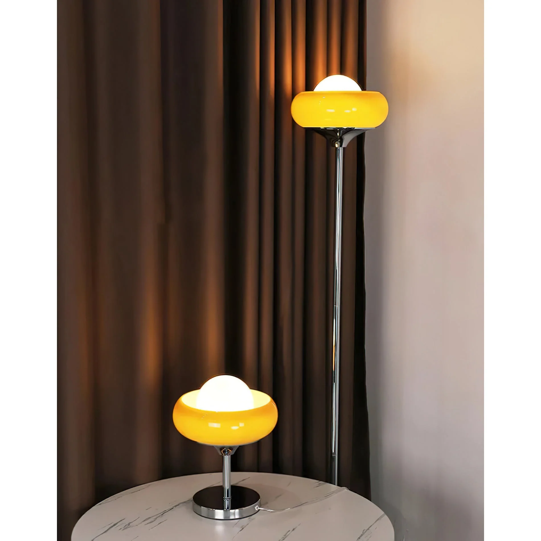 Harvey Modern Glass Floor Lamp - Image 17